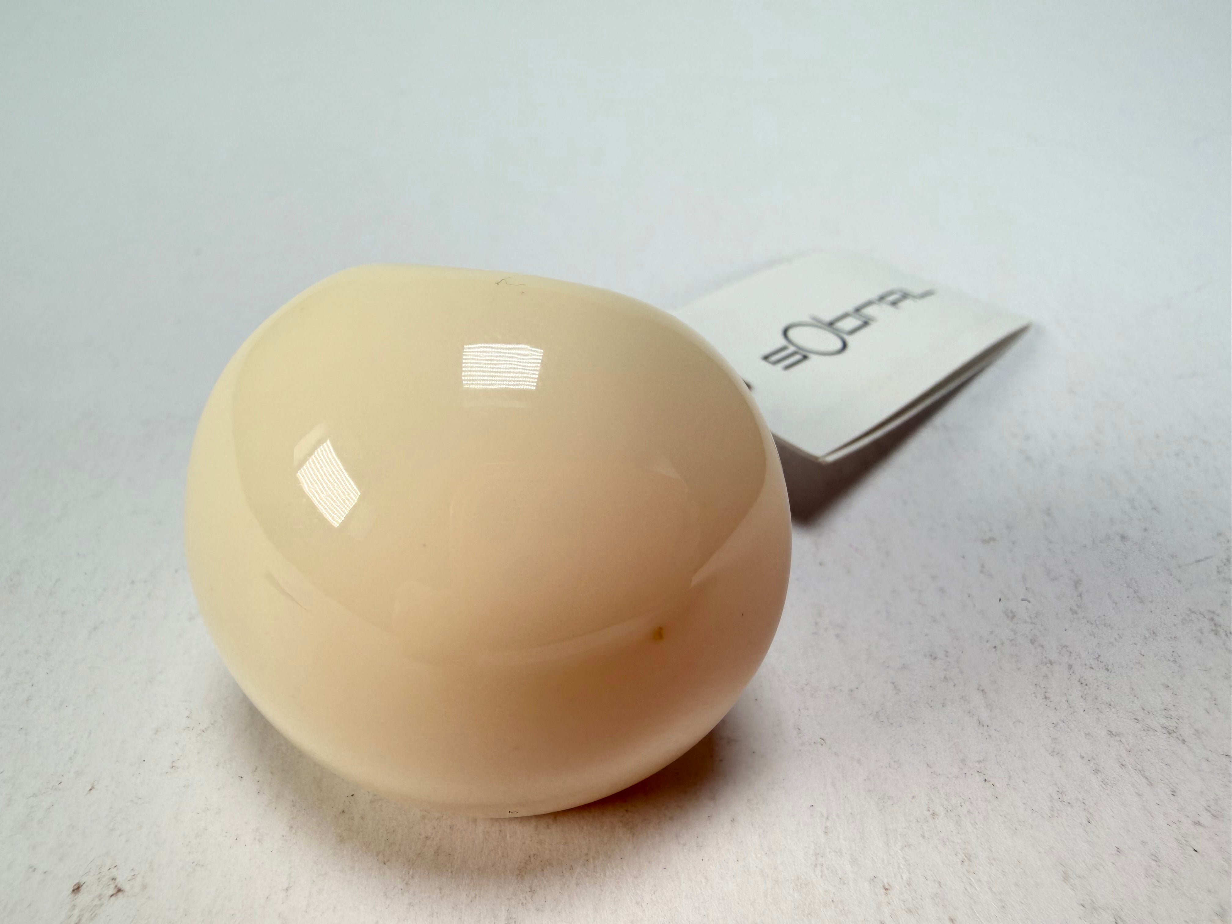 Sobral - Mix 2023 "Sintonia" Marfim Cream Resin Ring ( 003598 ) - Size UK P / US 7.5