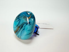 Sobral - Noite Estrelada "Kintai" Resin Ring ( 005305 ) - Size UK O / US 7
