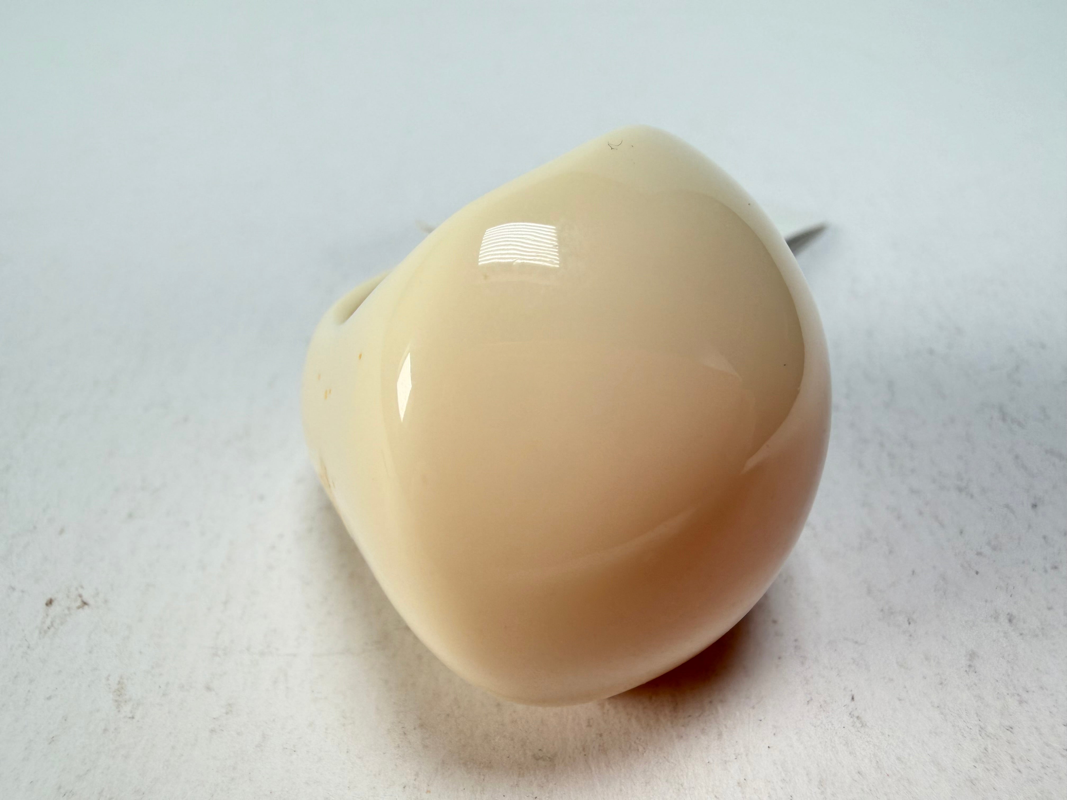 Sobral - Mix 2023 "Sintonia" Marfim Cream Resin Ring ( 003598 ) - Size UK P / US 7.5