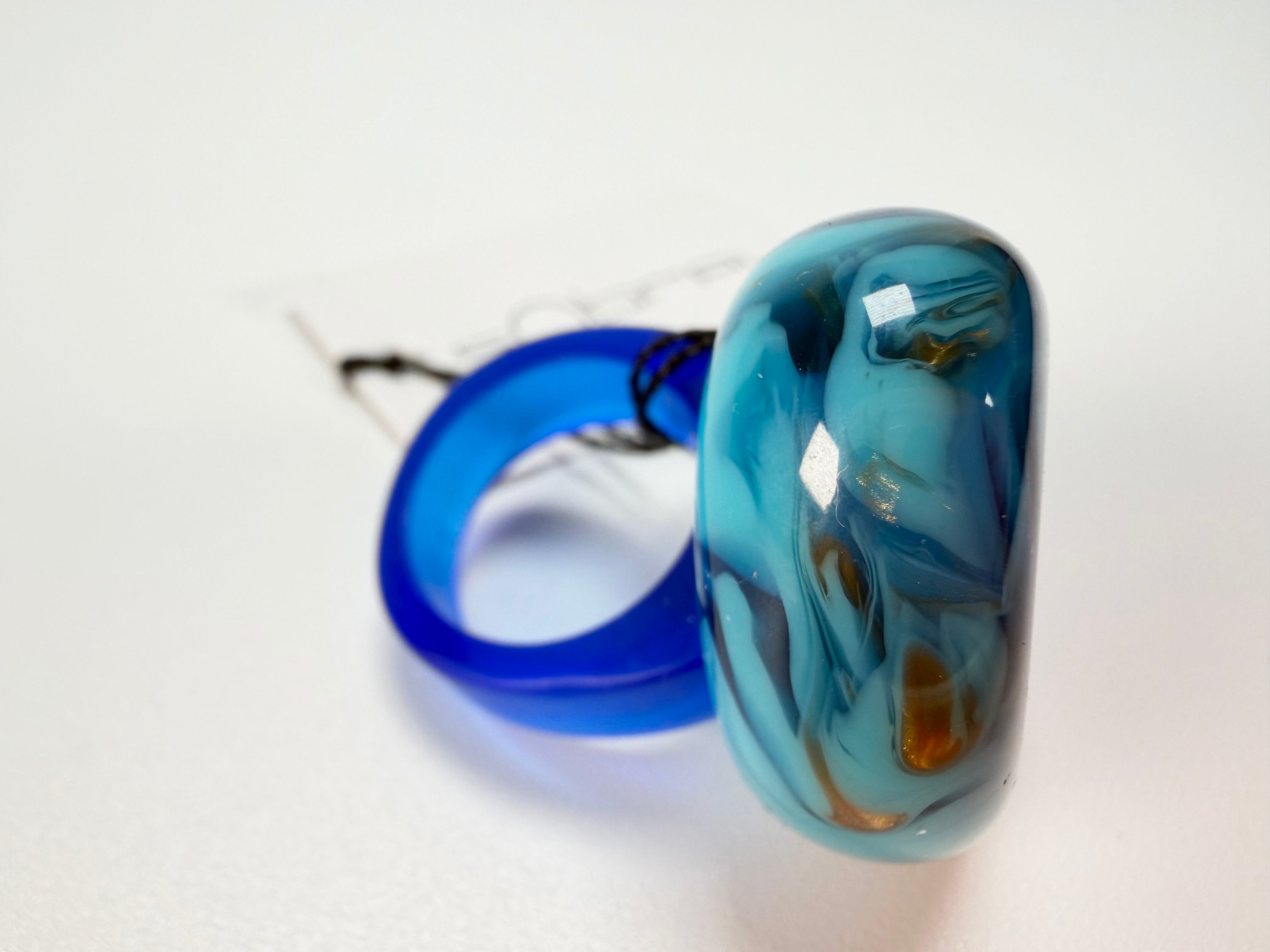 Sobral - Noite Estrelada "Kintai" Resin Ring ( 005305 ) - Size UK O / US 7