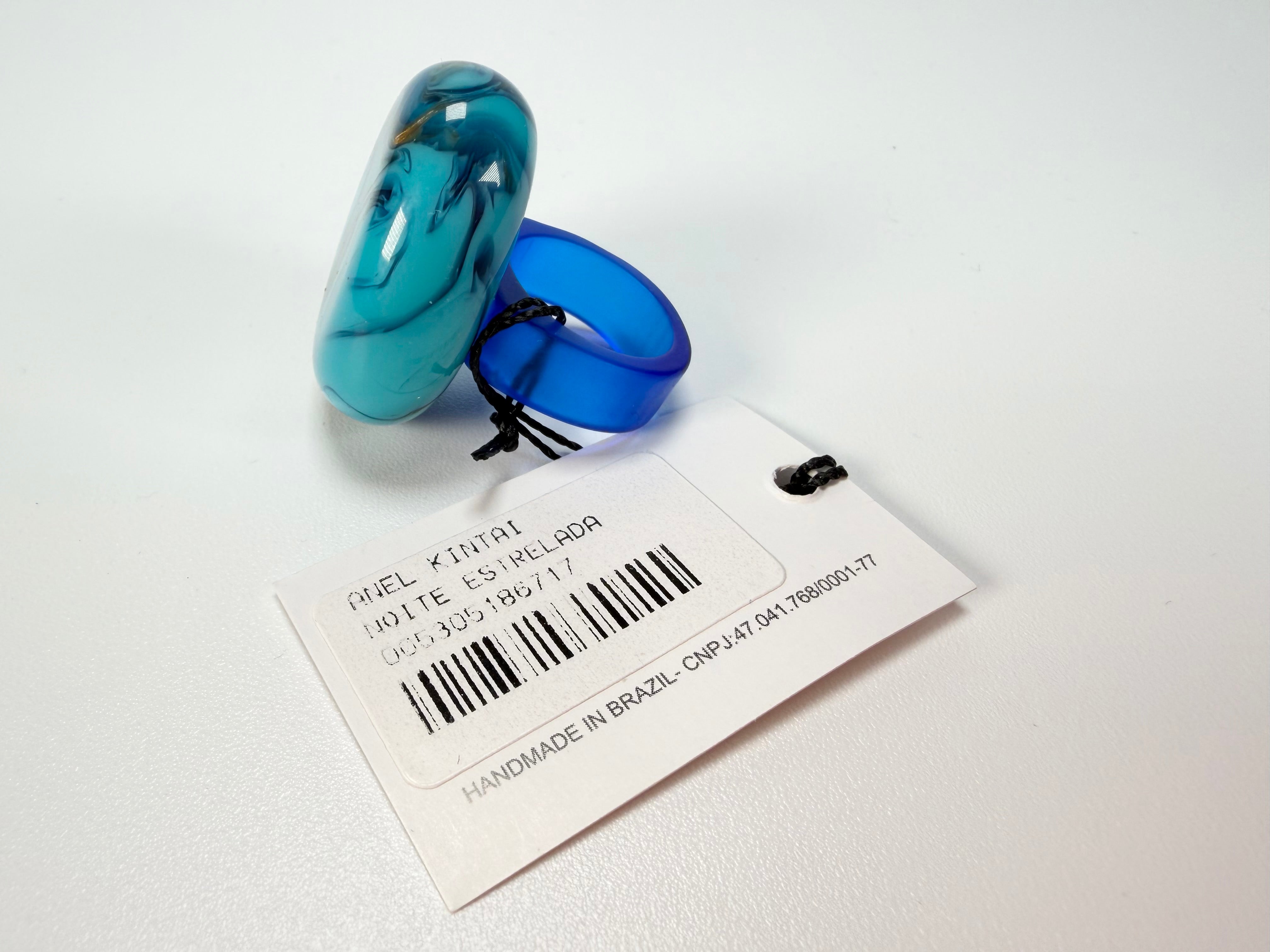Sobral - Noite Estrelada "Kintai" Resin Ring ( 005305 ) - Size UK O / US 7
