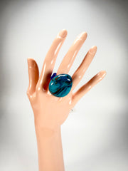 Sobral - Noite Estrelada "Kintai" Resin Ring ( 005305 ) - Size UK O / US 7