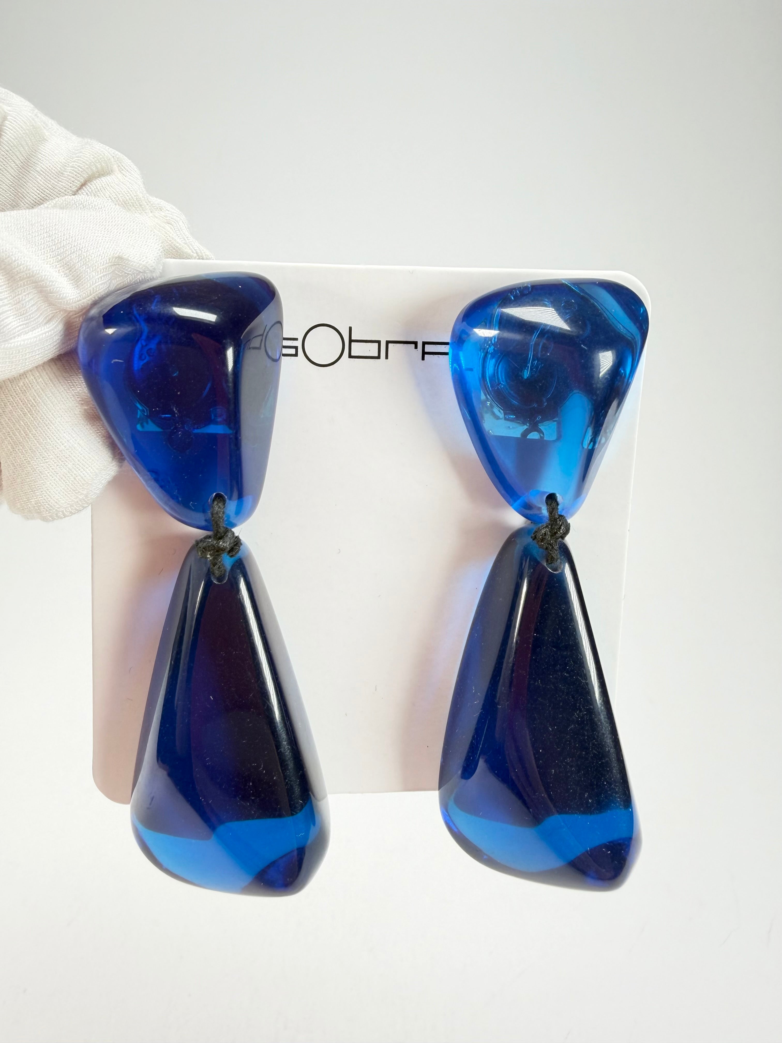 Sobral - Mix 2023 "Cusco" Royal Cristial Resin Clip On Earrings ( 001417 )