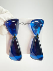 Sobral - Mix 2023 "Cusco" Royal Cristial Resin Clip On Earrings ( 001417 )