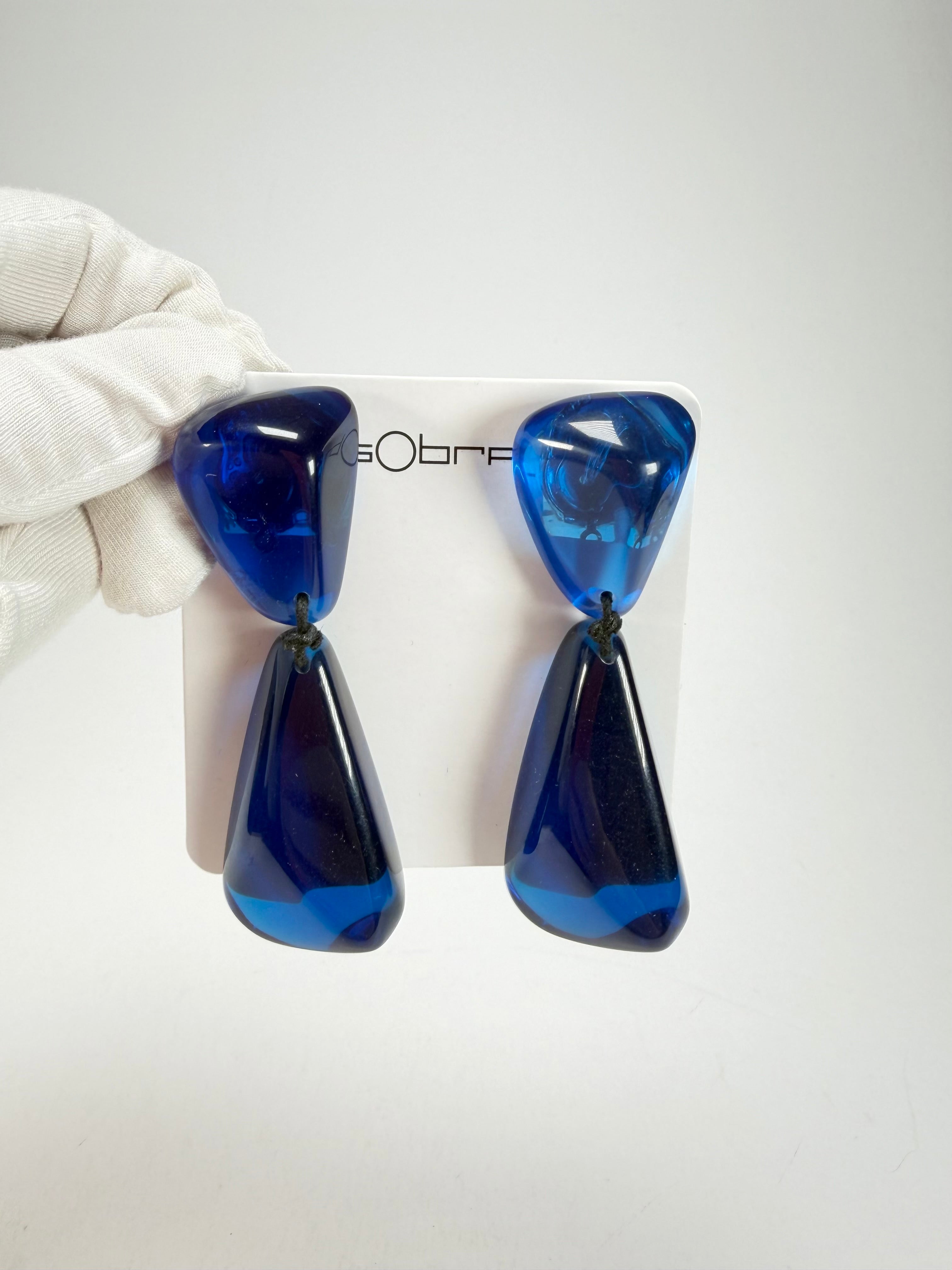 Sobral - Mix 2023 "Cusco" Royal Cristial Resin Clip On Earrings ( 001417 )