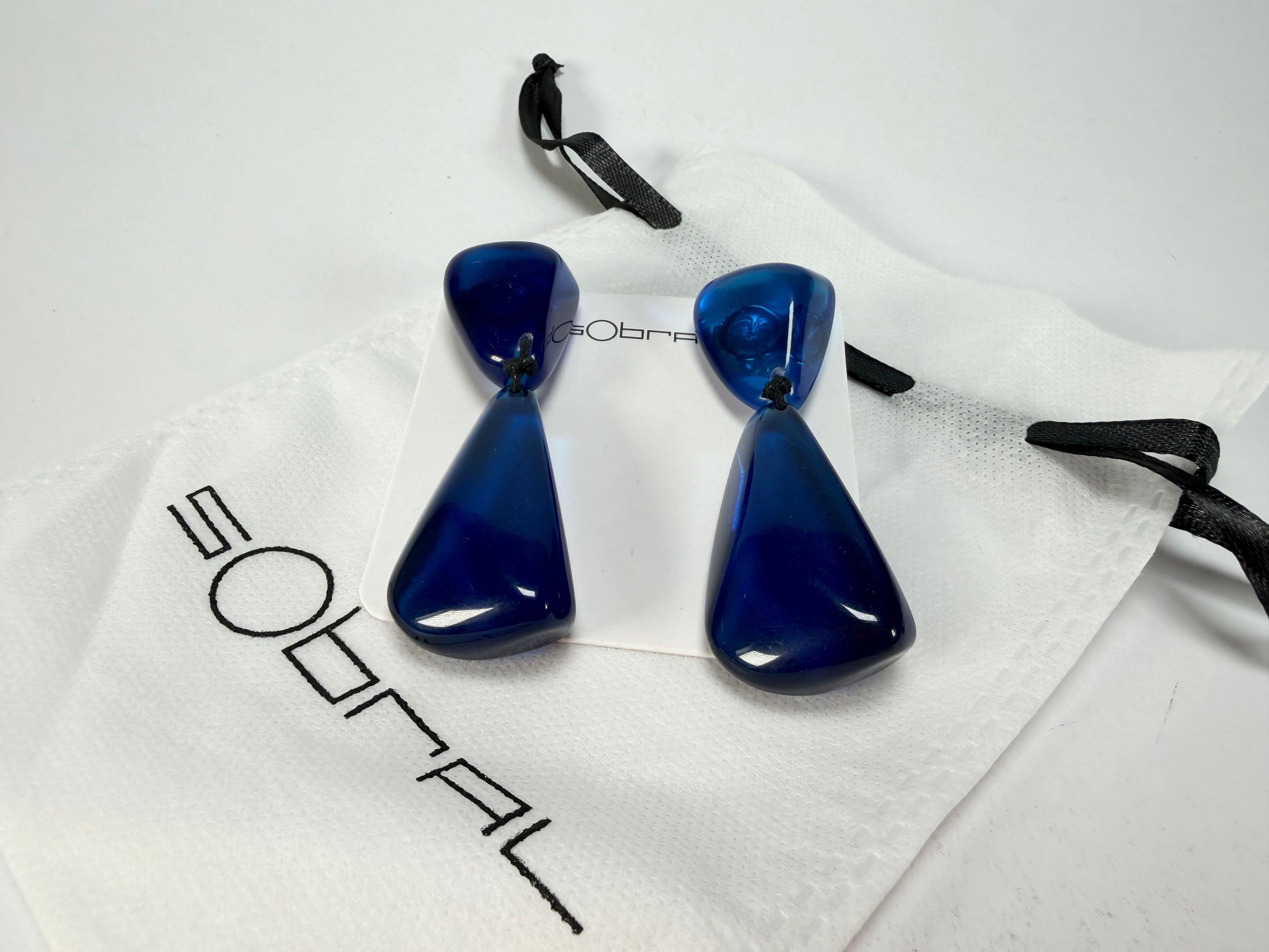 Sobral - Mix 2023 "Cusco" Royal Cristial Resin Clip On Earrings ( 001417 )