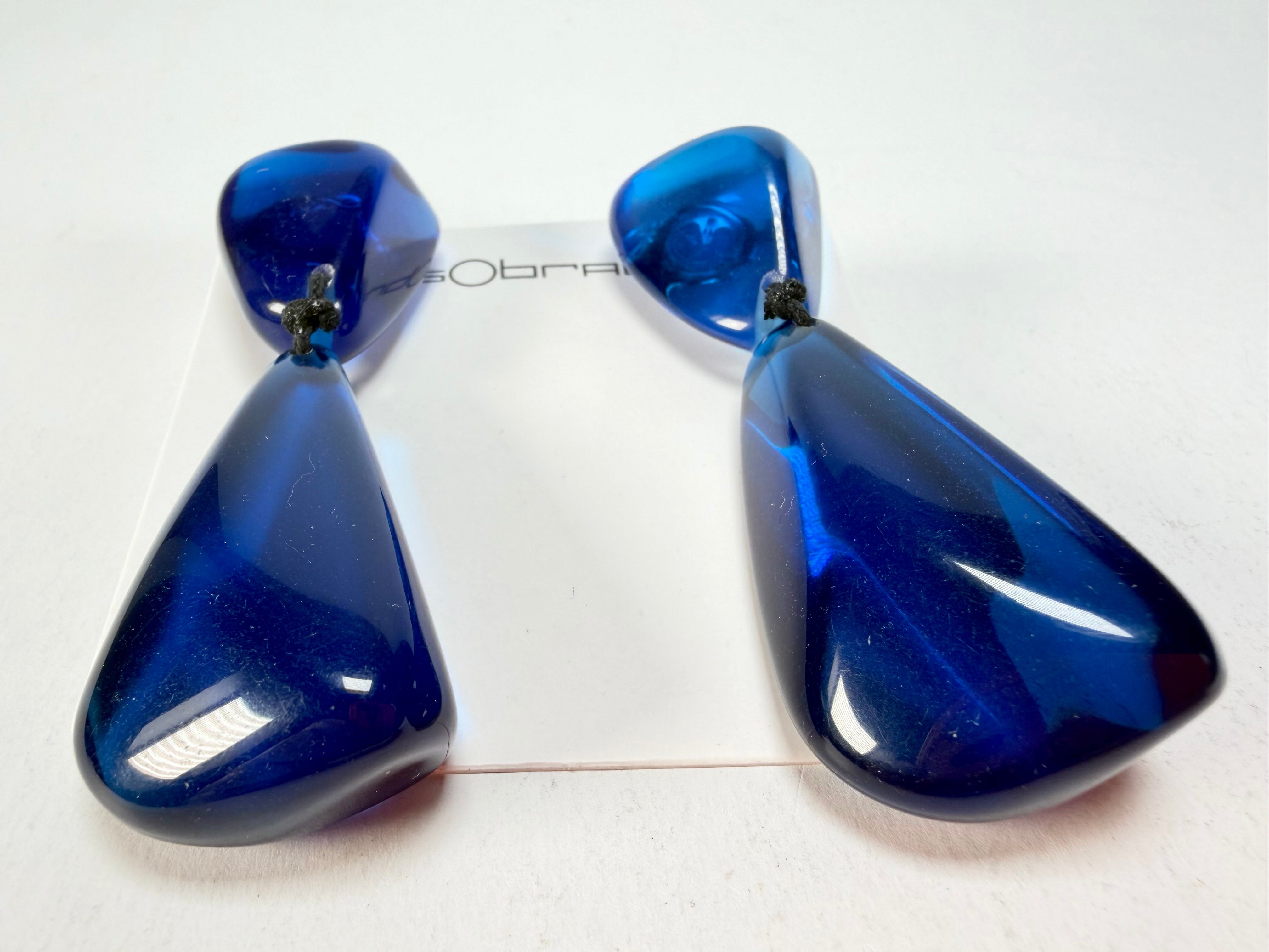 Sobral - Mix 2023 "Cusco" Royal Cristial Resin Clip On Earrings ( 001417 )