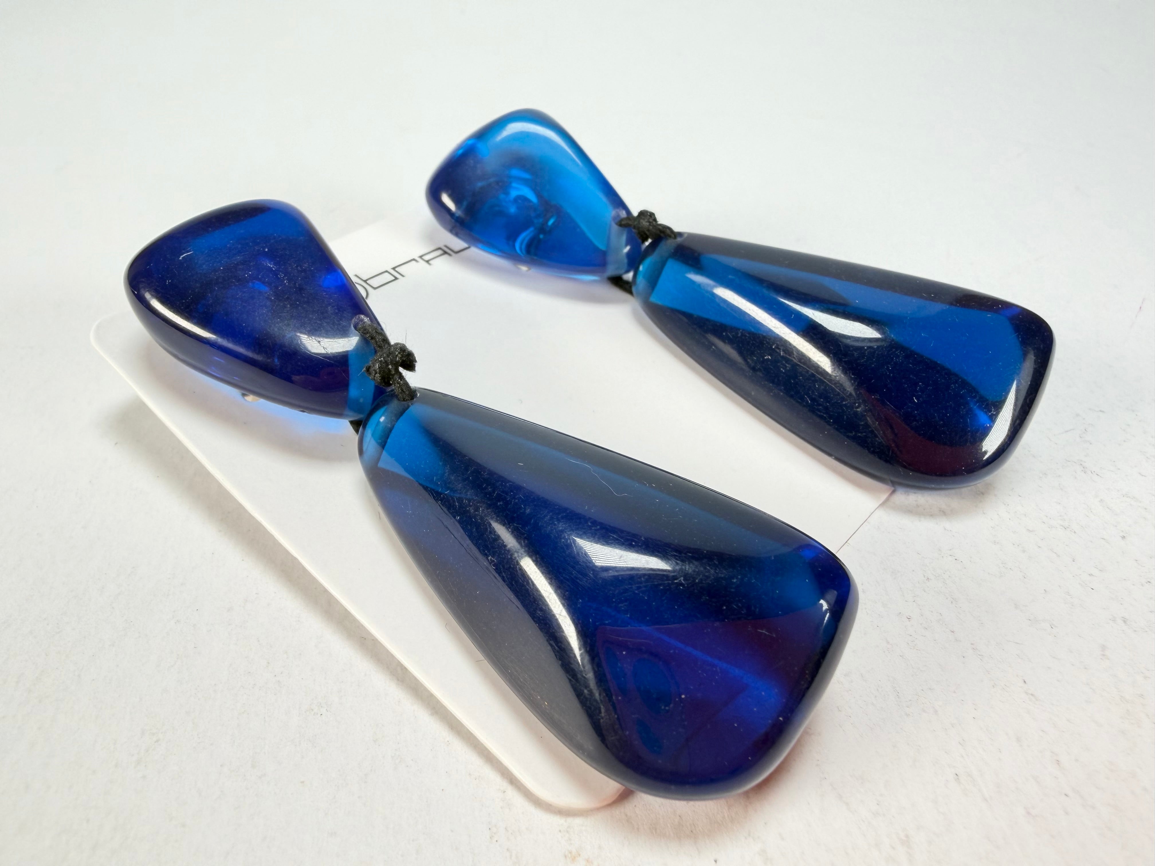 Sobral - Mix 2023 "Cusco" Royal Cristial Resin Clip On Earrings ( 001417 )