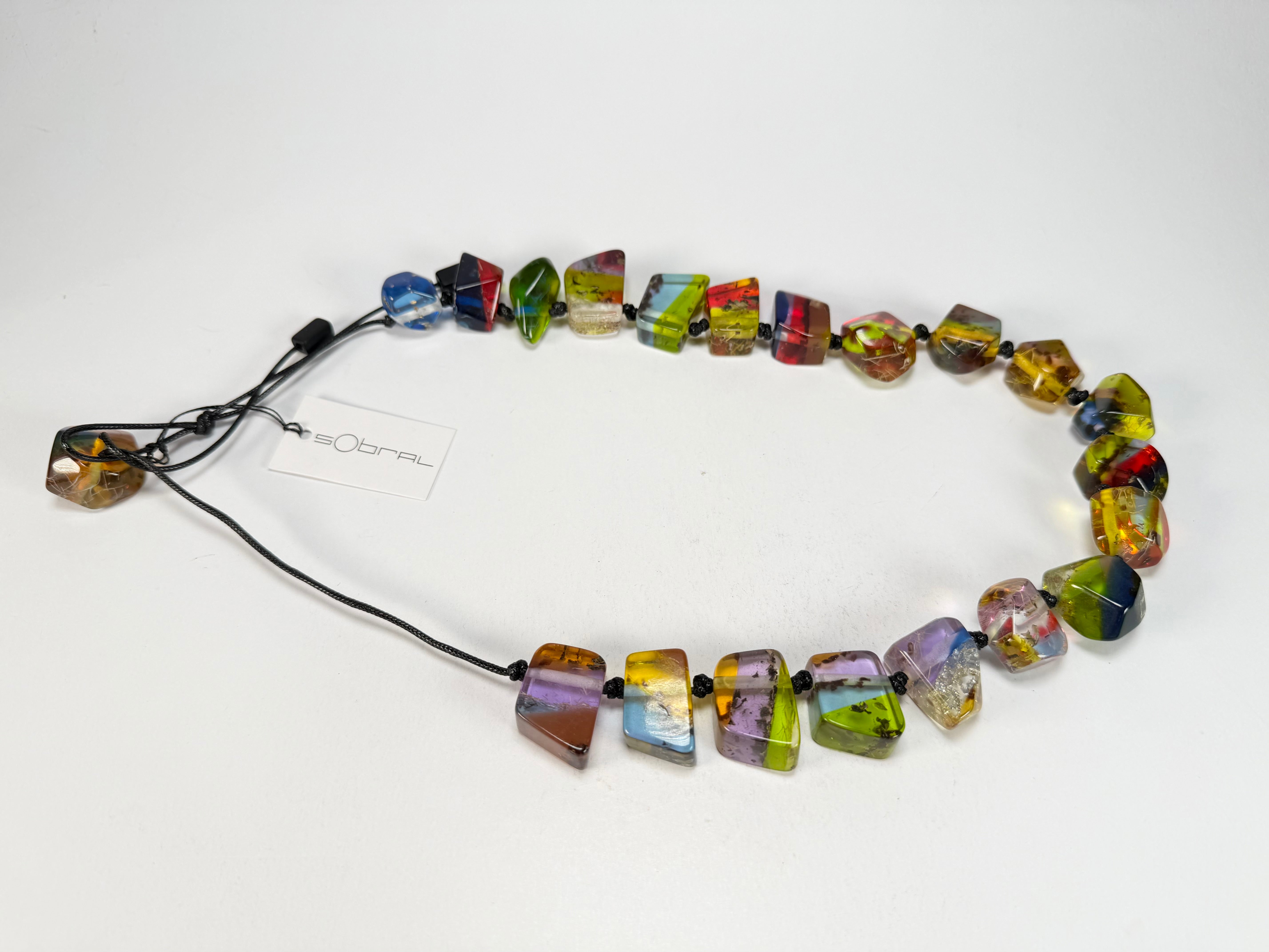 Sobral - Sobralita "Studio Pieces" Studio Creation Resin Necklace ( 000000 )