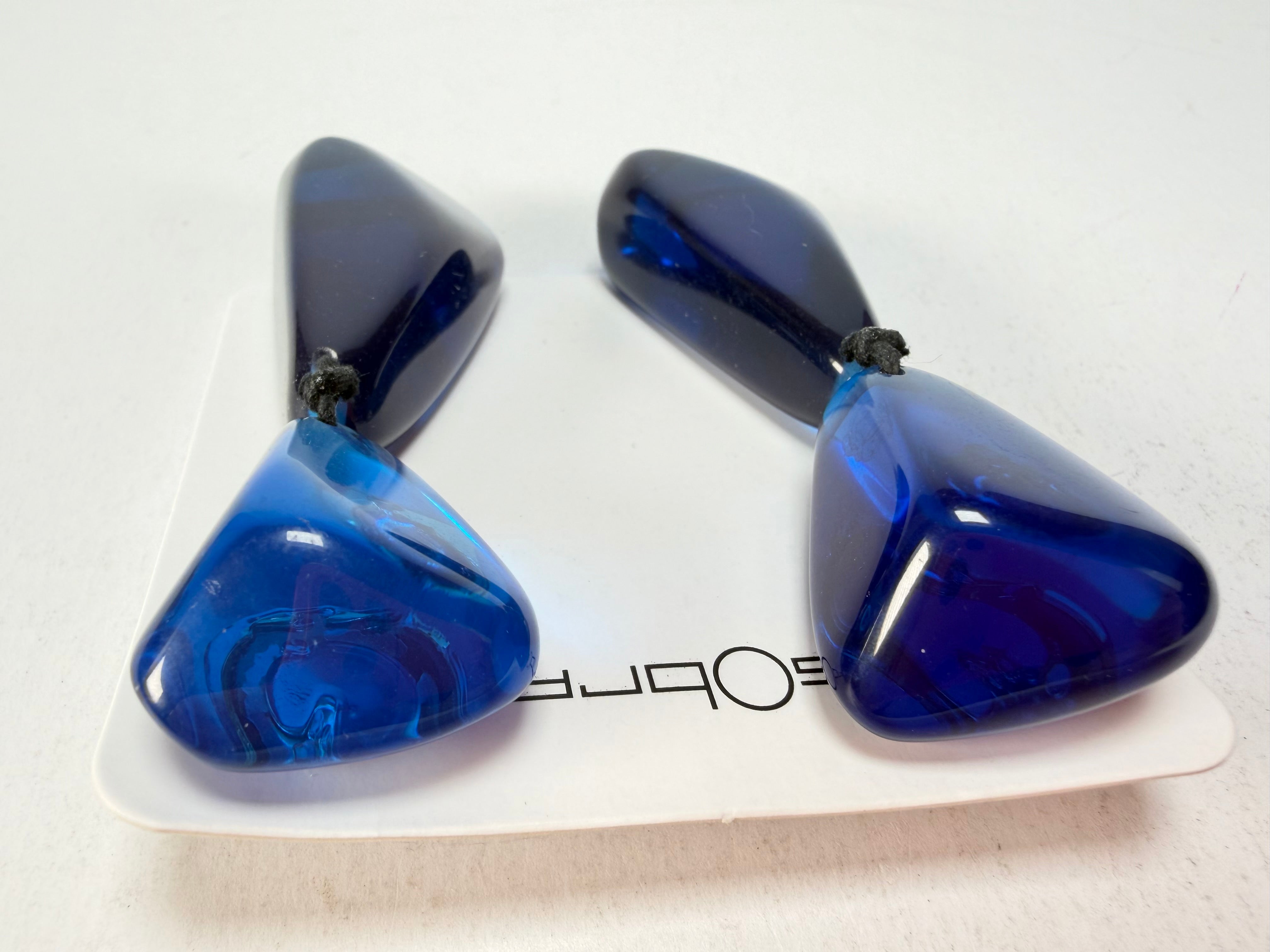 Sobral - Mix 2023 "Cusco" Royal Cristial Resin Clip On Earrings ( 001417 )