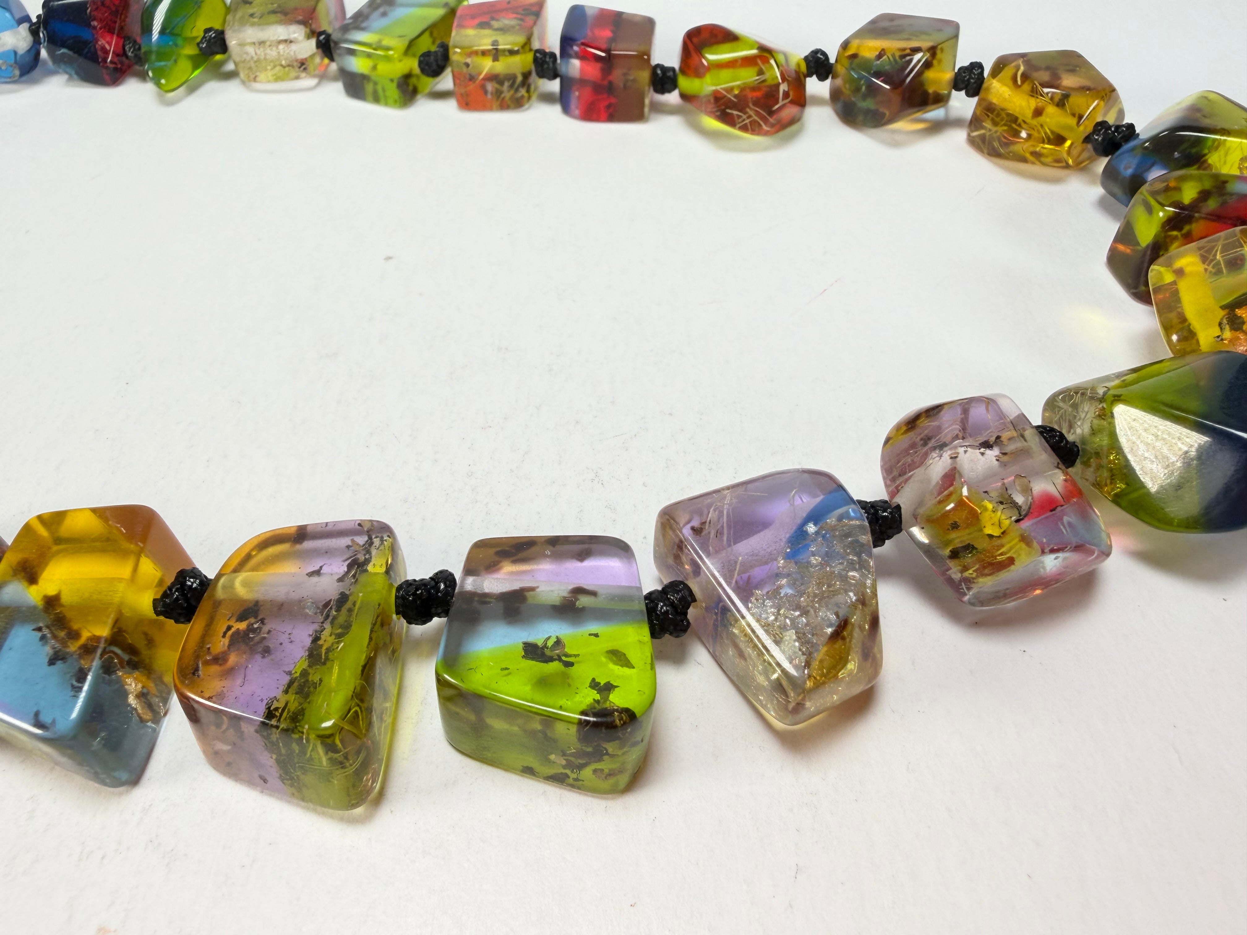 Sobral - Sobralita "Studio Pieces" Studio Creation Resin Necklace ( 000000 )