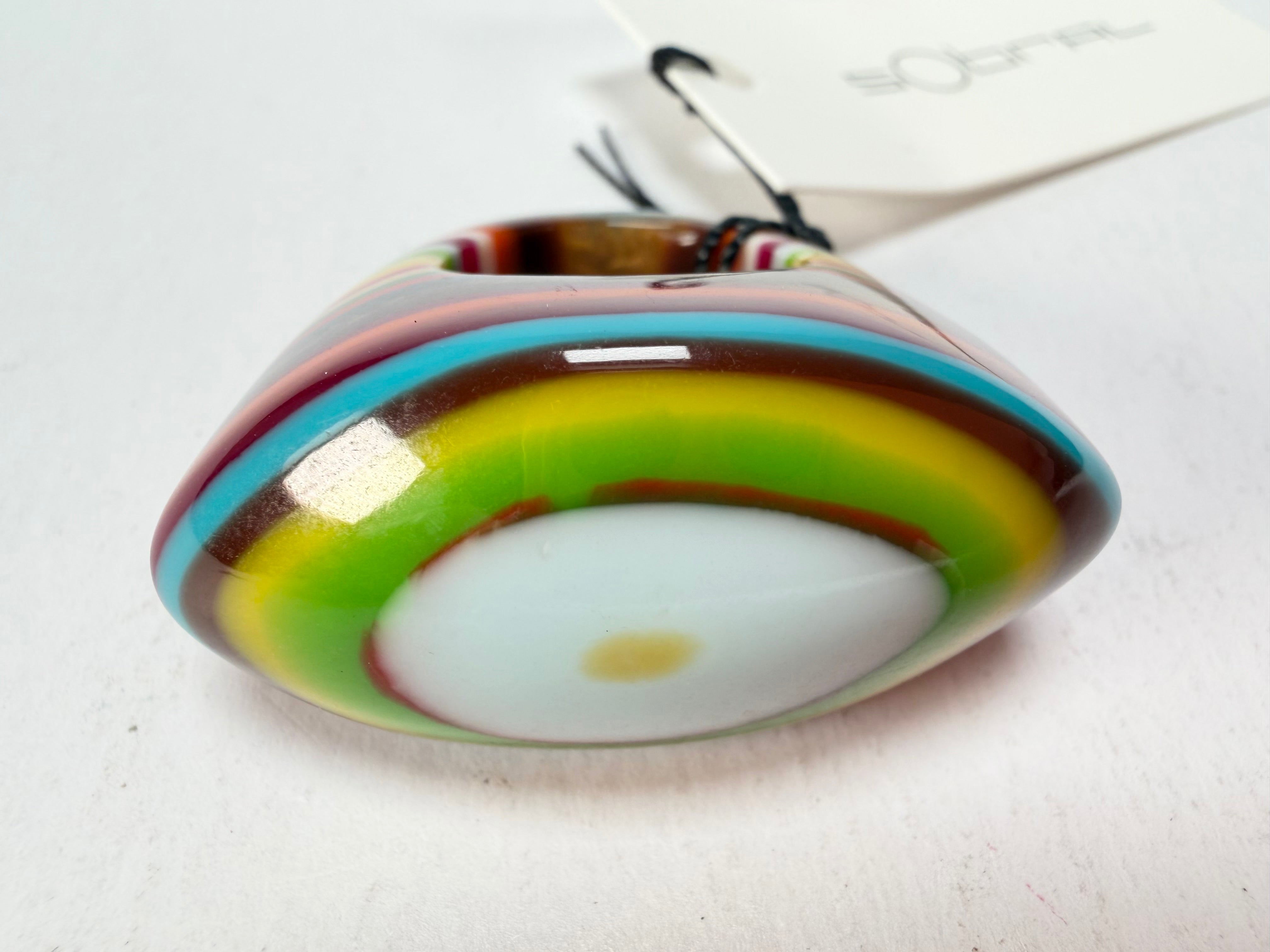 Sobral - Pop Art "Andy" Resin Ring ( 005469 ) - Size UK N / US 6.5