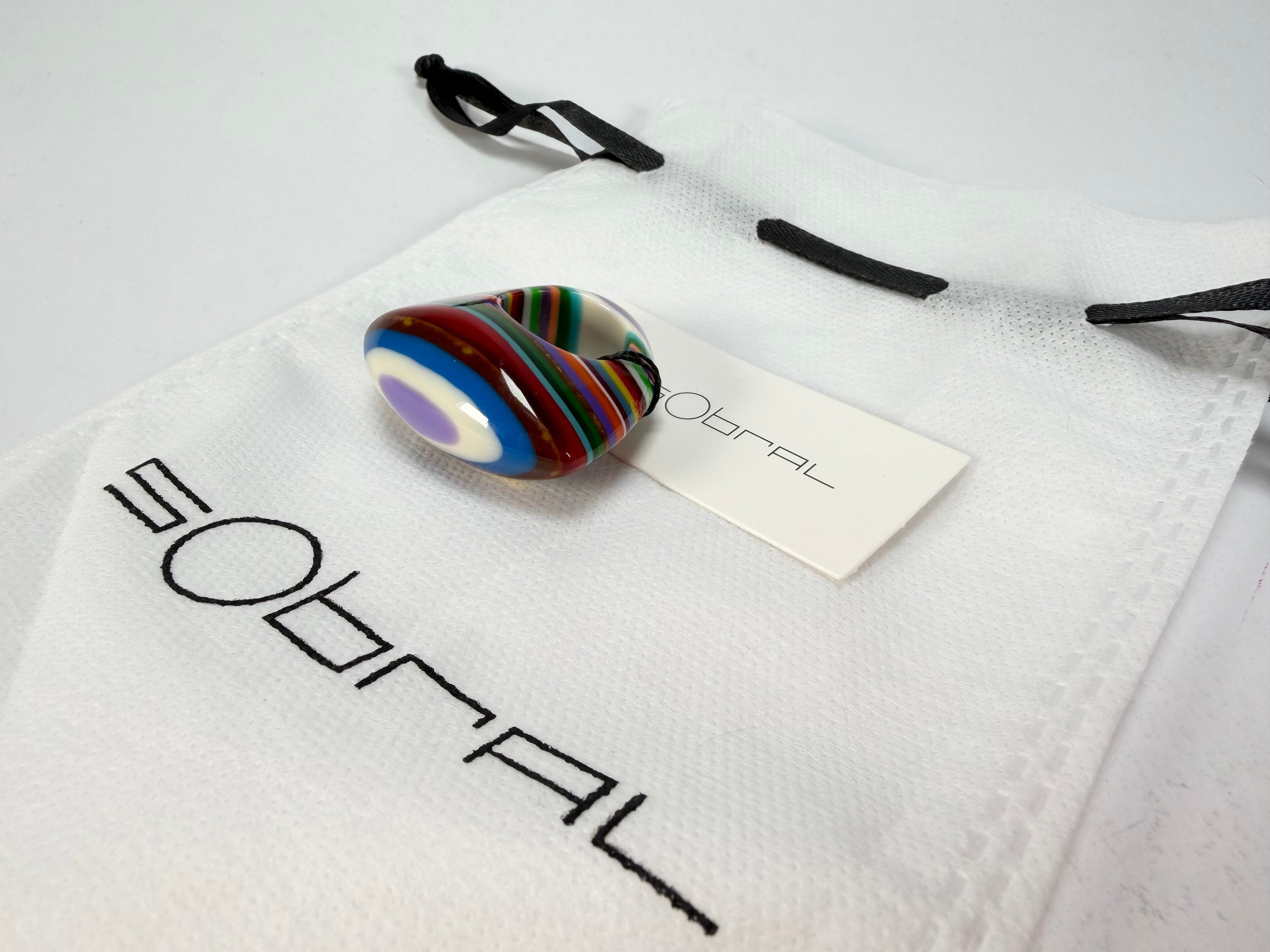 Sobral - Pop Art "Andy" Resin Ring ( 005469 ) - Size UK P / US 7.5