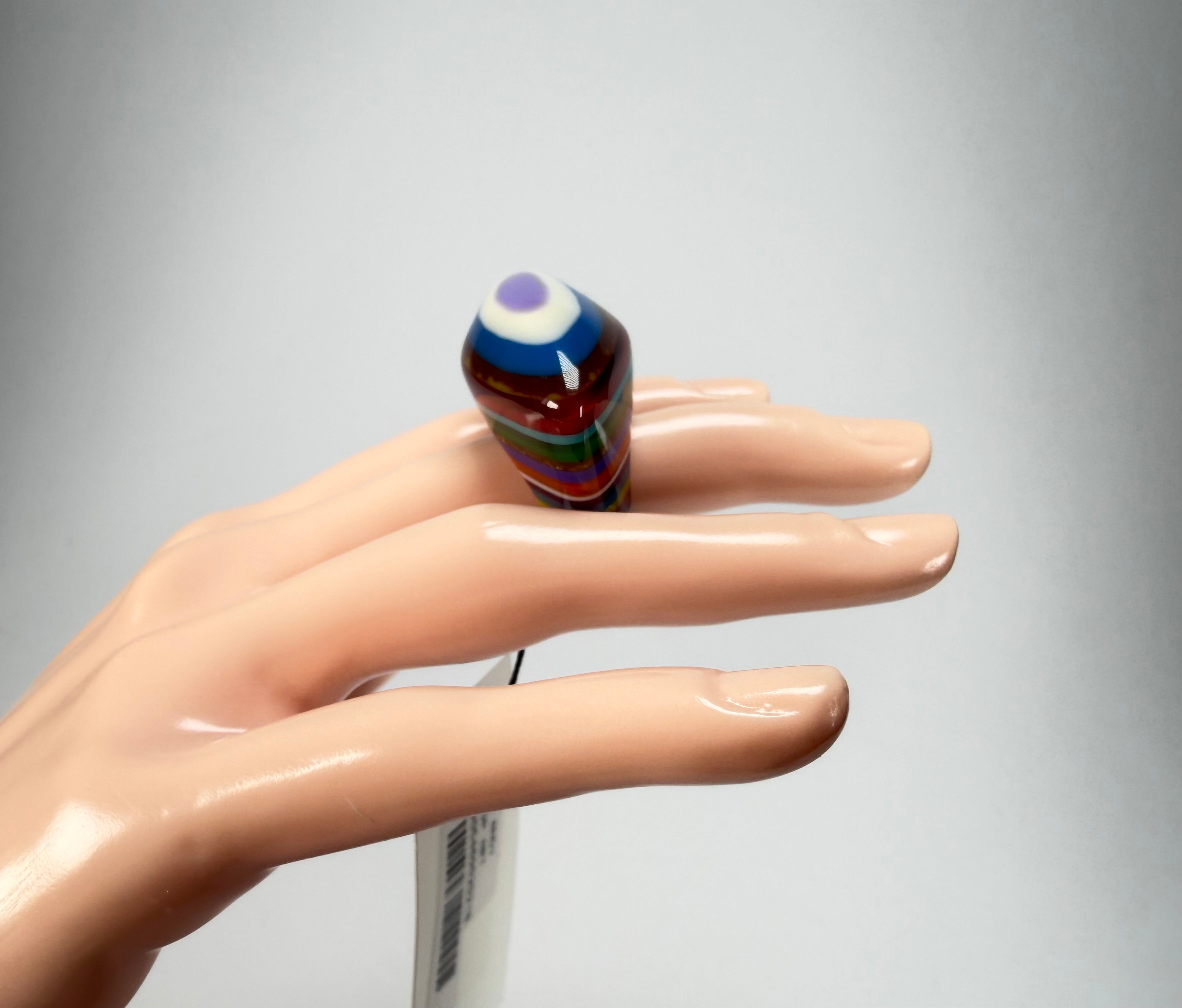 Sobral - Pop Art "Andy" Resin Ring ( 005469 ) - Size UK P / US 7.5