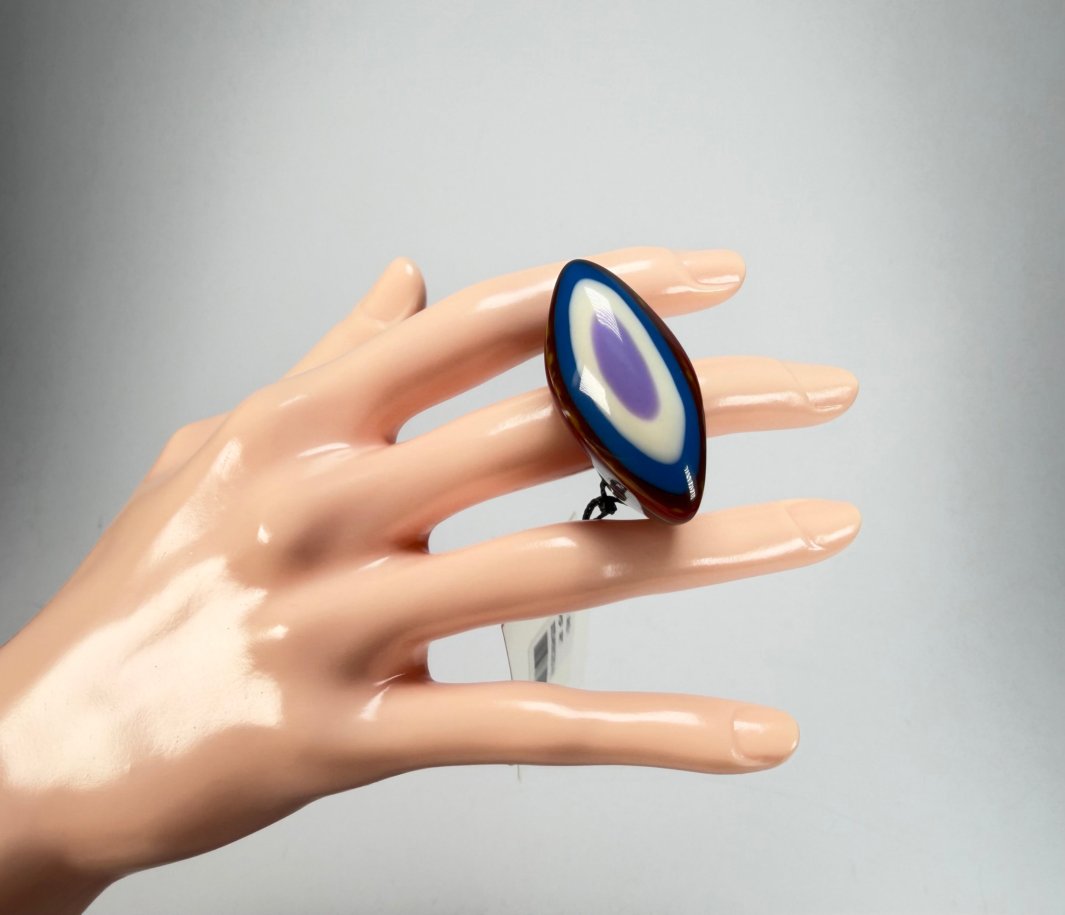 Sobral - Pop Art "Andy" Resin Ring ( 005469 ) - Size UK P / US 7.5