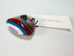 Sobral - Pop Art "Andy" Resin Ring ( 005469 ) - Size UK P / US 7.5