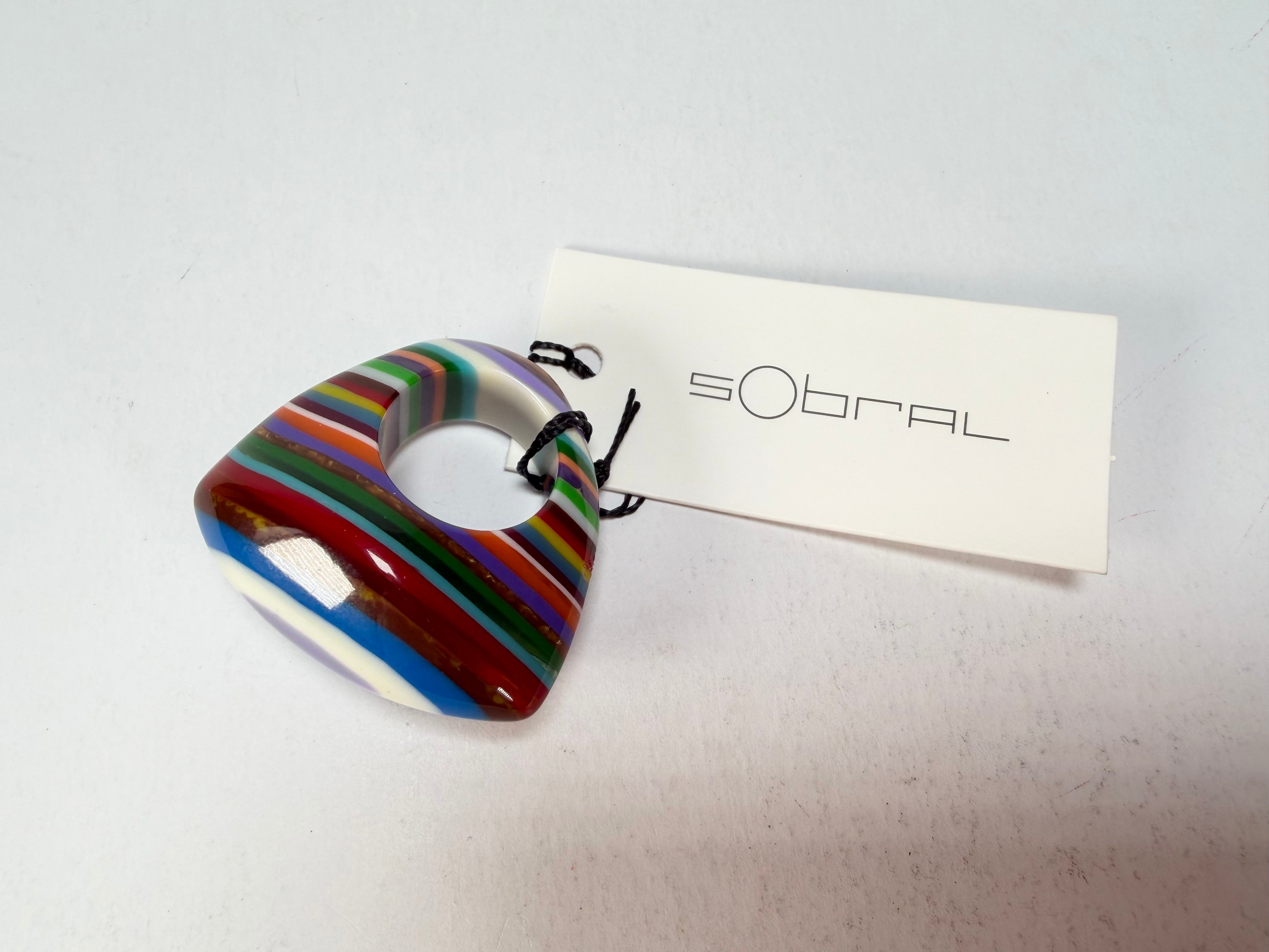 Sobral - Pop Art "Andy" Resin Ring ( 005469 ) - Size UK P / US 7.5