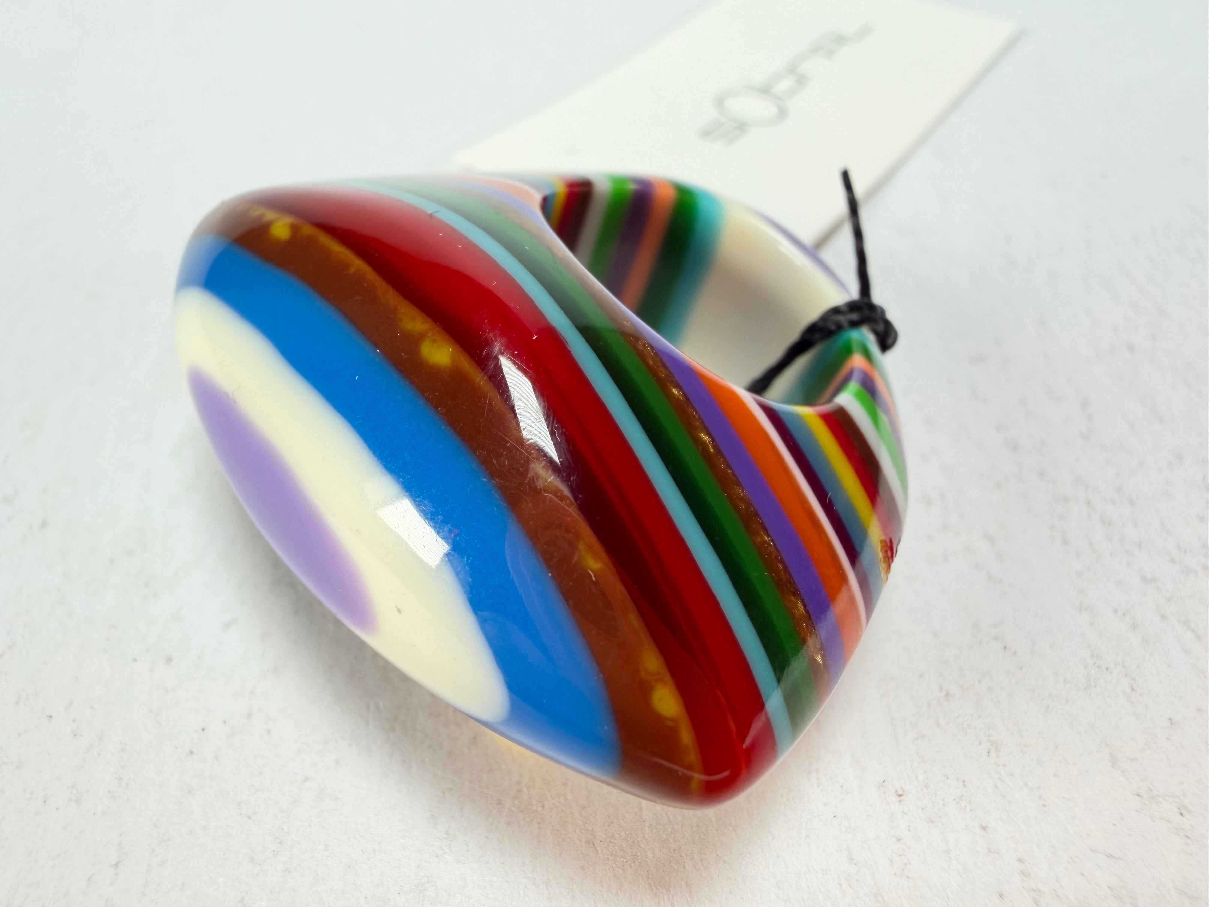 Sobral - Pop Art "Andy" Resin Ring ( 005469 ) - Size UK P / US 7.5