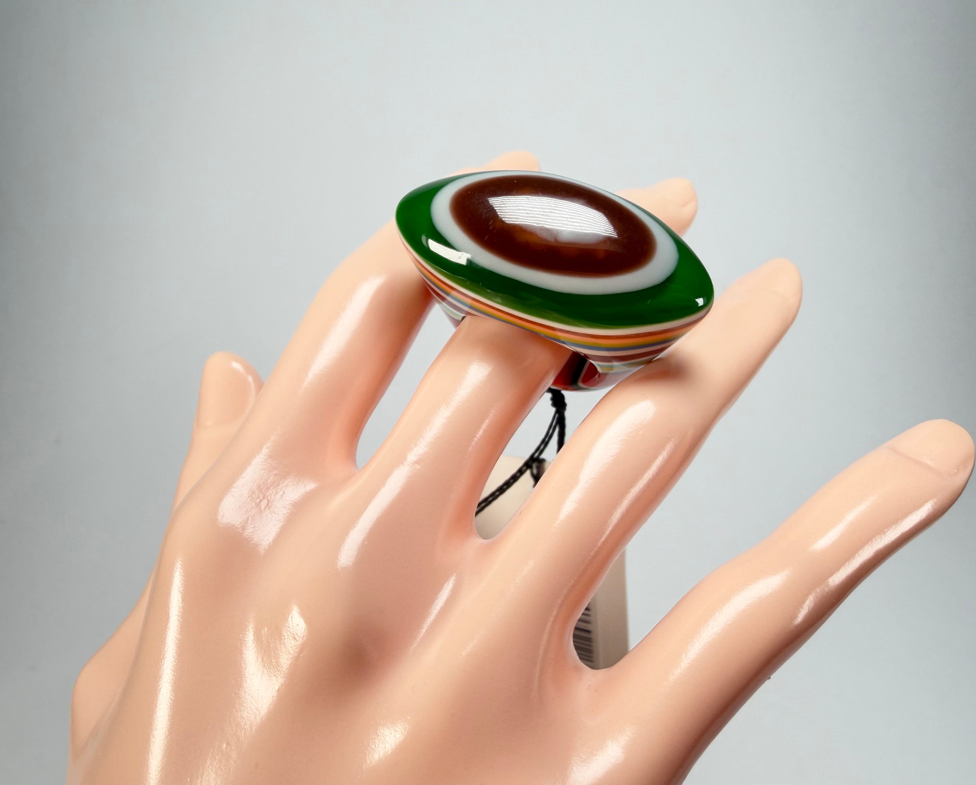 Sobral - Pop Art "Andy" Resin Ring ( 005469 ) - Size UK S / US 9