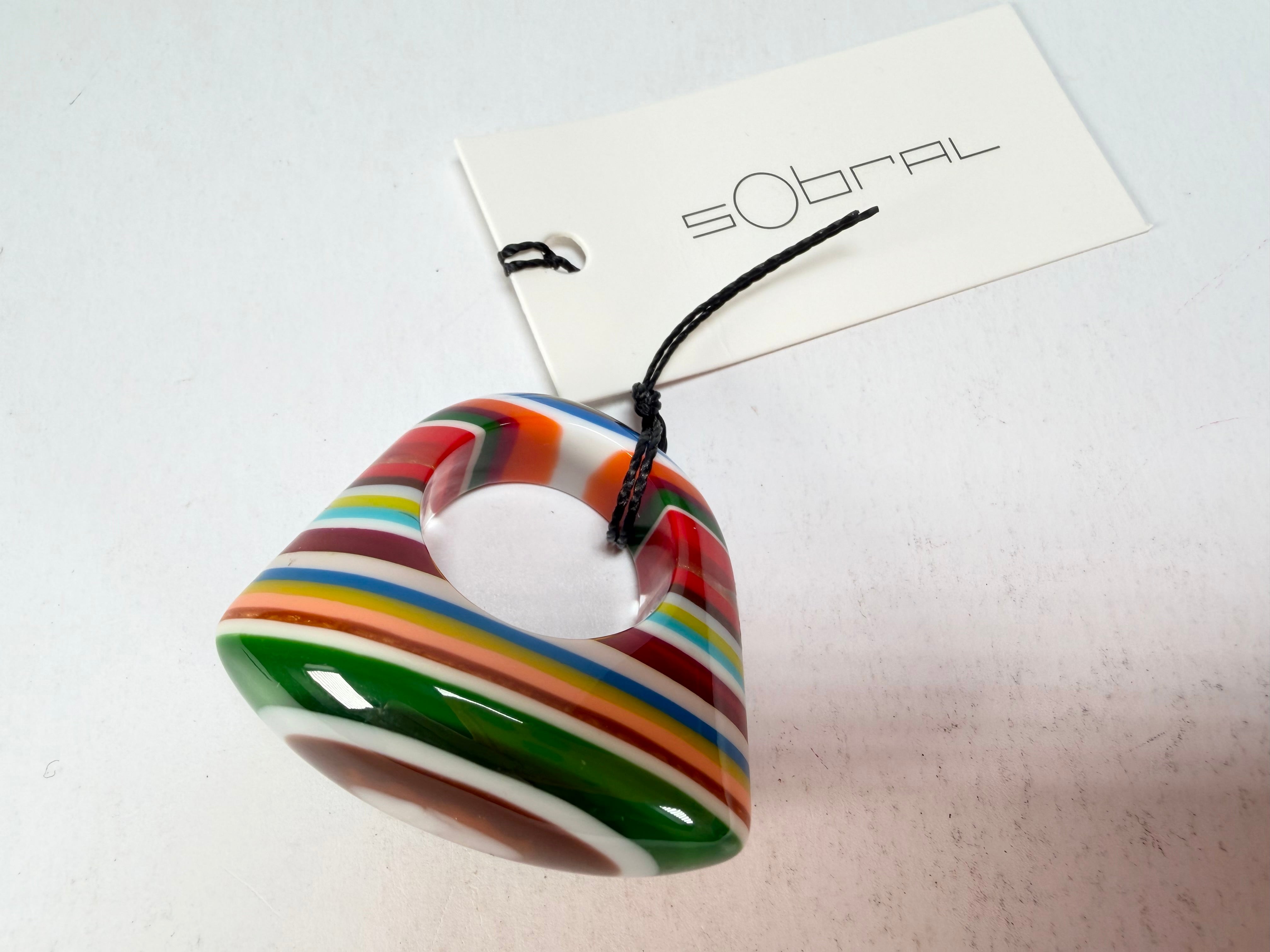 Sobral - Pop Art "Andy" Resin Ring ( 005469 ) - Size UK S / US 9