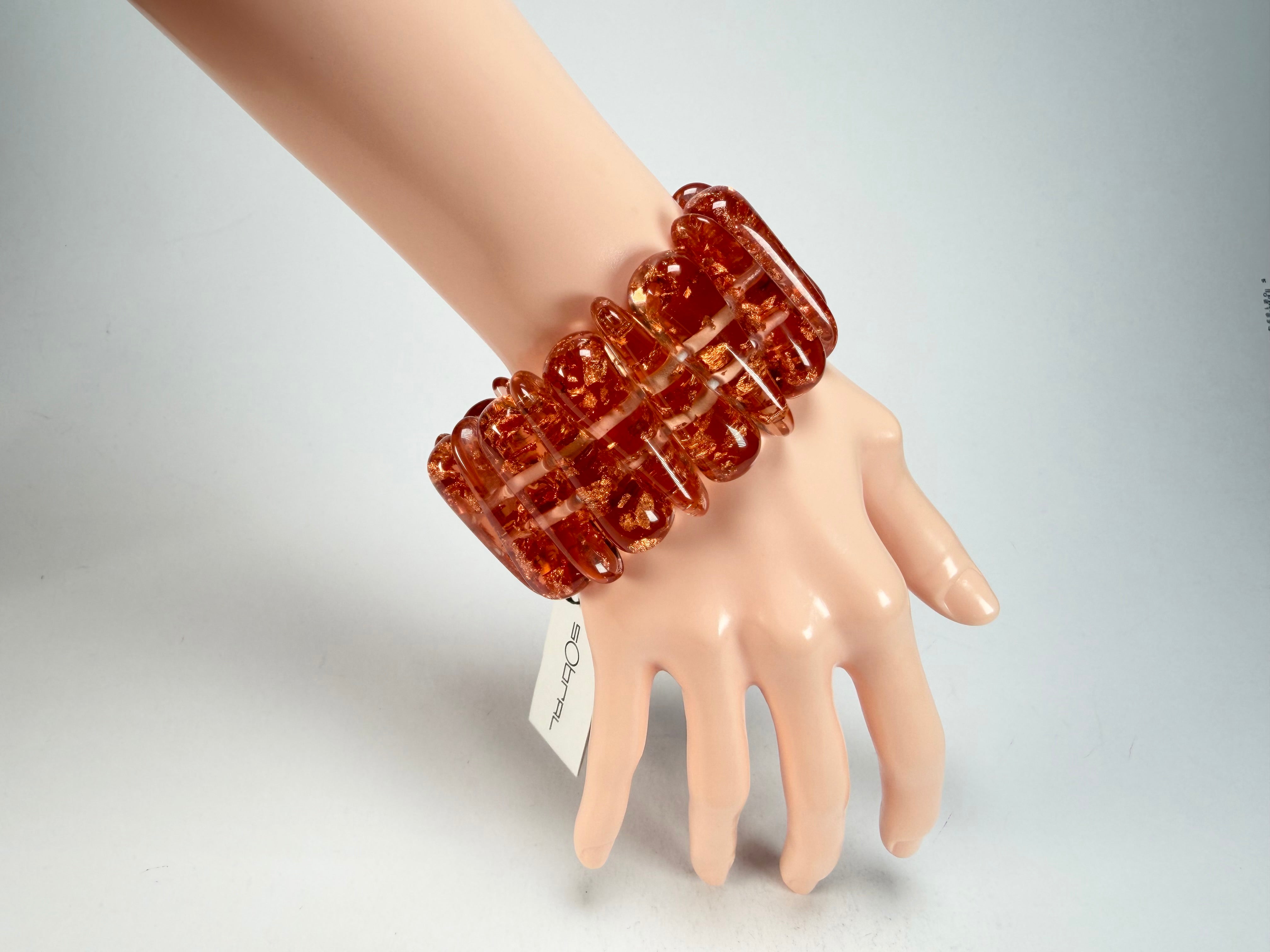 Sobral - Champagne "Maria" Elasticated Bracelet ( 004500 )