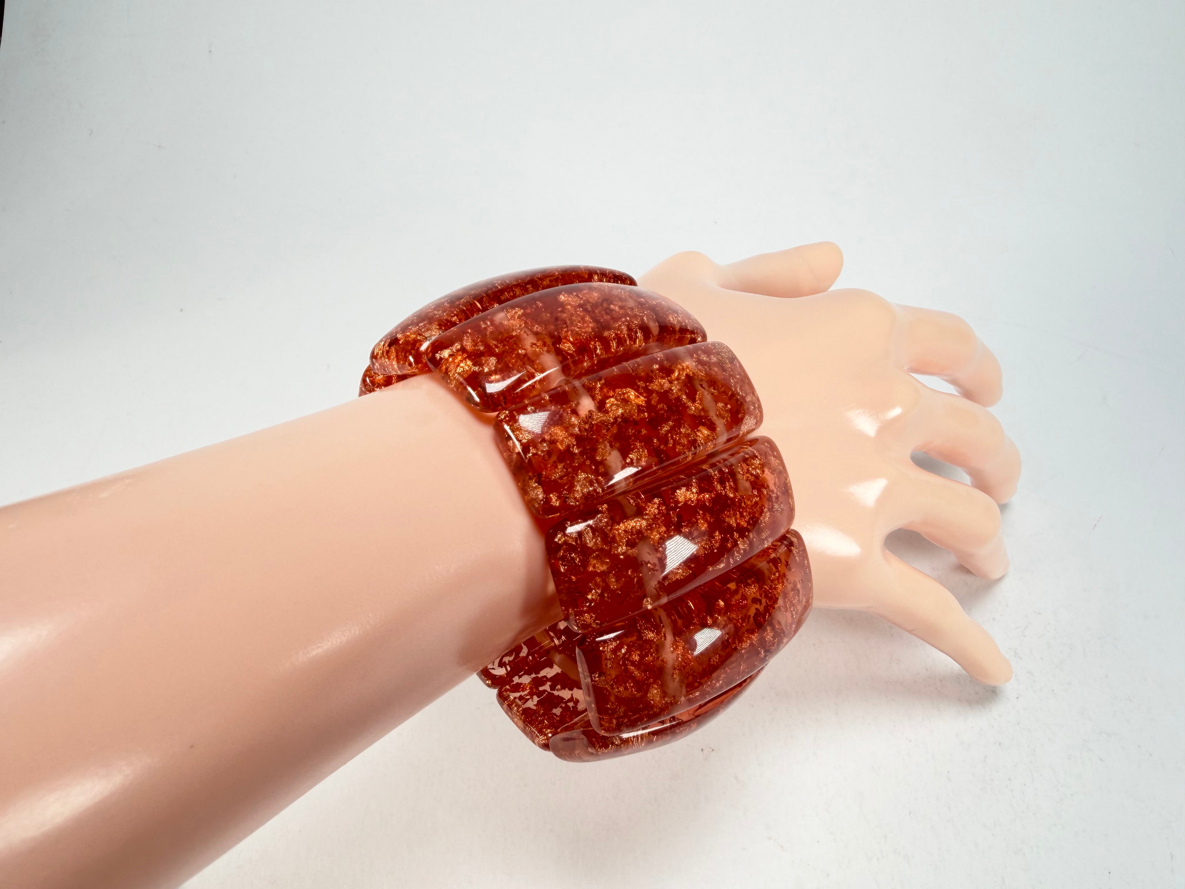 Sobral - Champagne "Porcina" Elasticated Bracelet ( 004052 )