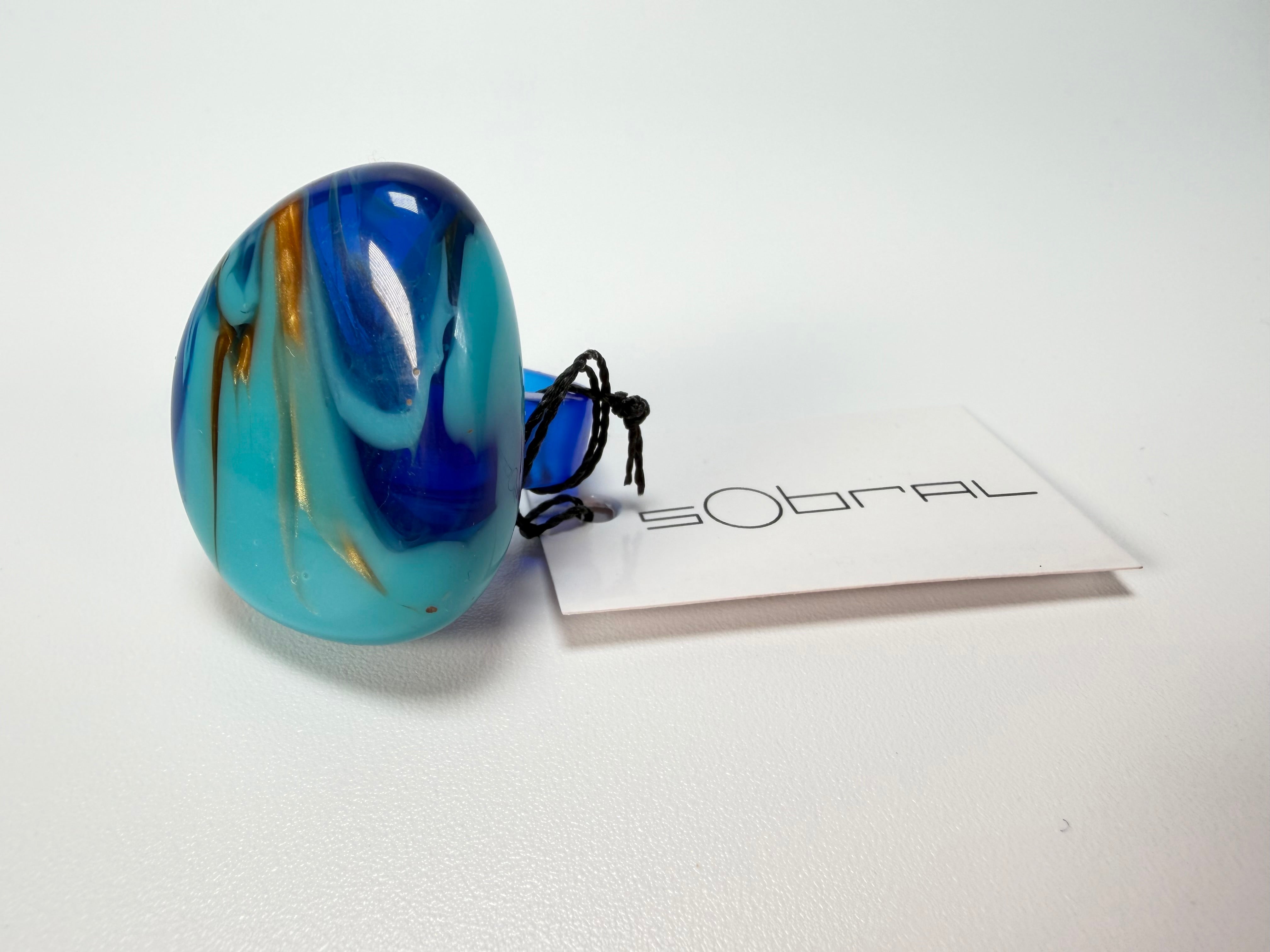 Sobral - Noite Estrelada "Kintai" Resin Ring ( 005305 ) - Size UK Q / US 8