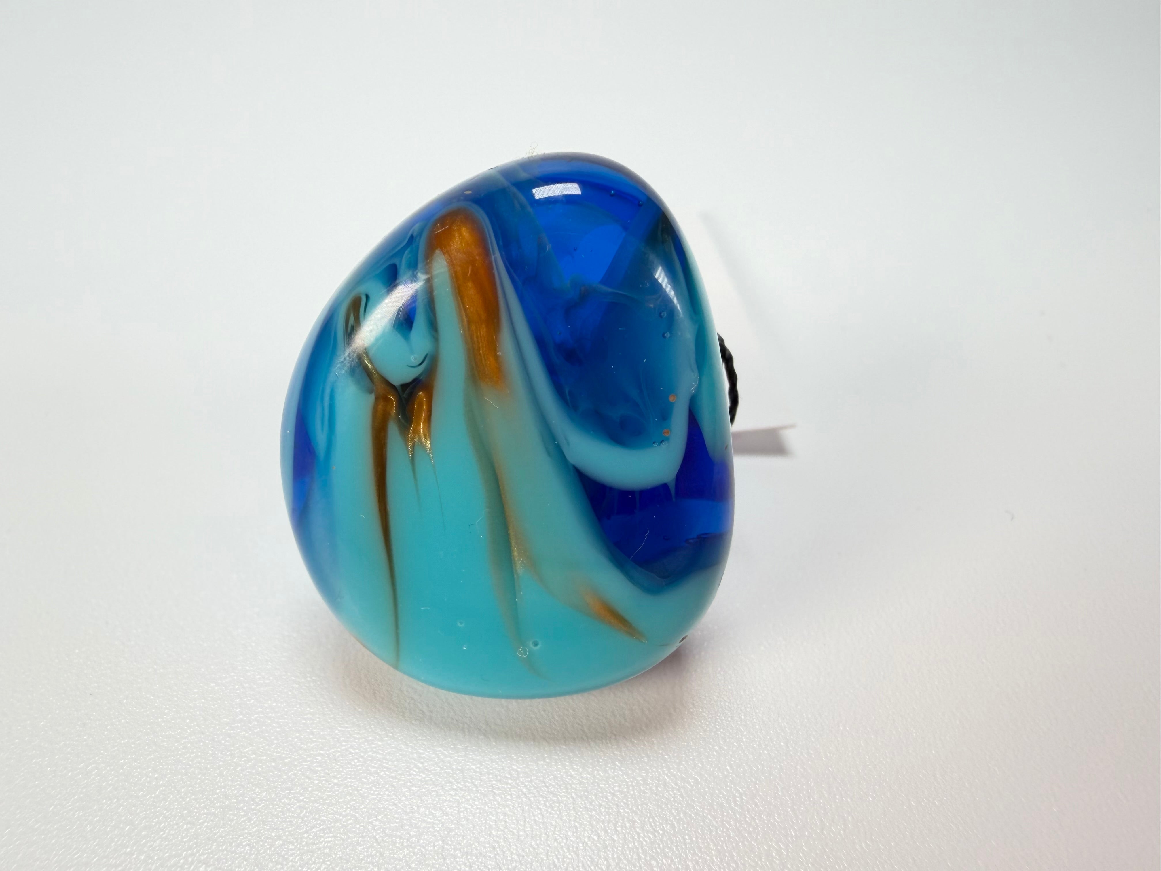 Sobral - Noite Estrelada "Kintai" Resin Ring ( 005305 ) - Size UK Q / US 8