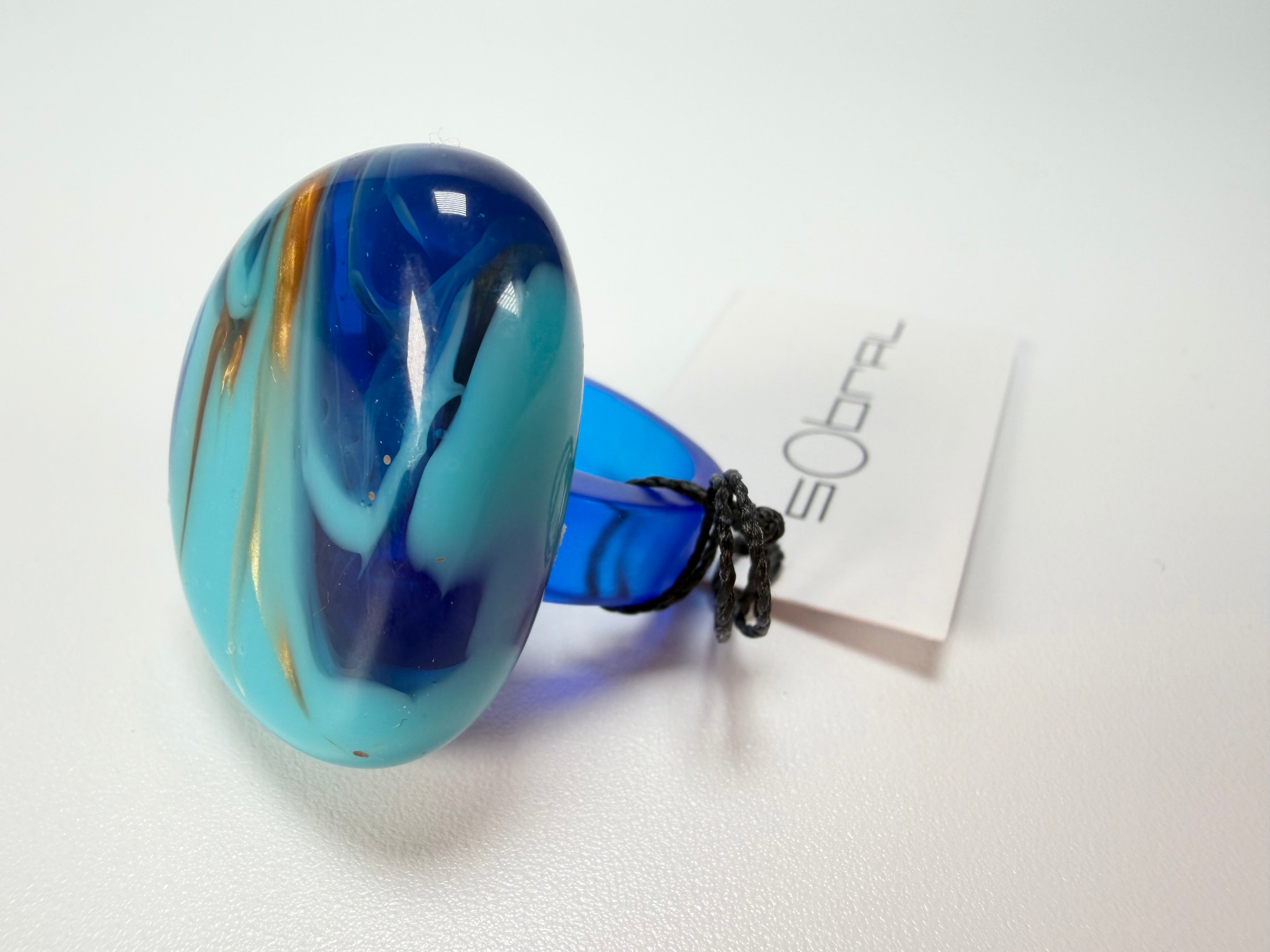 Sobral - Noite Estrelada "Kintai" Resin Ring ( 005305 ) - Size UK Q / US 8