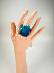 Sobral - Noite Estrelada "Kintai" Resin Ring ( 005305 ) - Size UK S / US 9