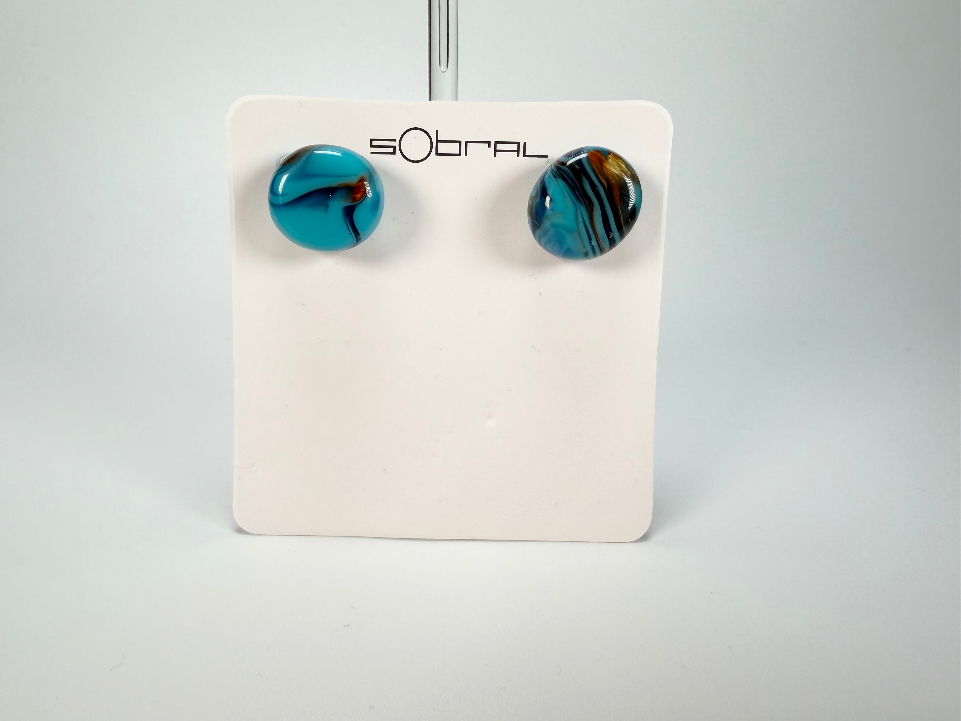 Sobral - Noite Estrelada "Bia" Resin Earrings ( 004186 )