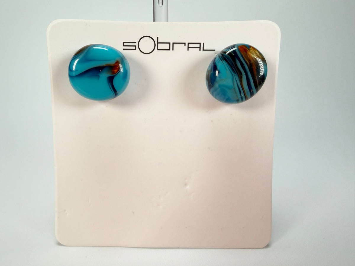 Sobral - Noite Estrelada "Bia" Resin Earrings ( 004186 )