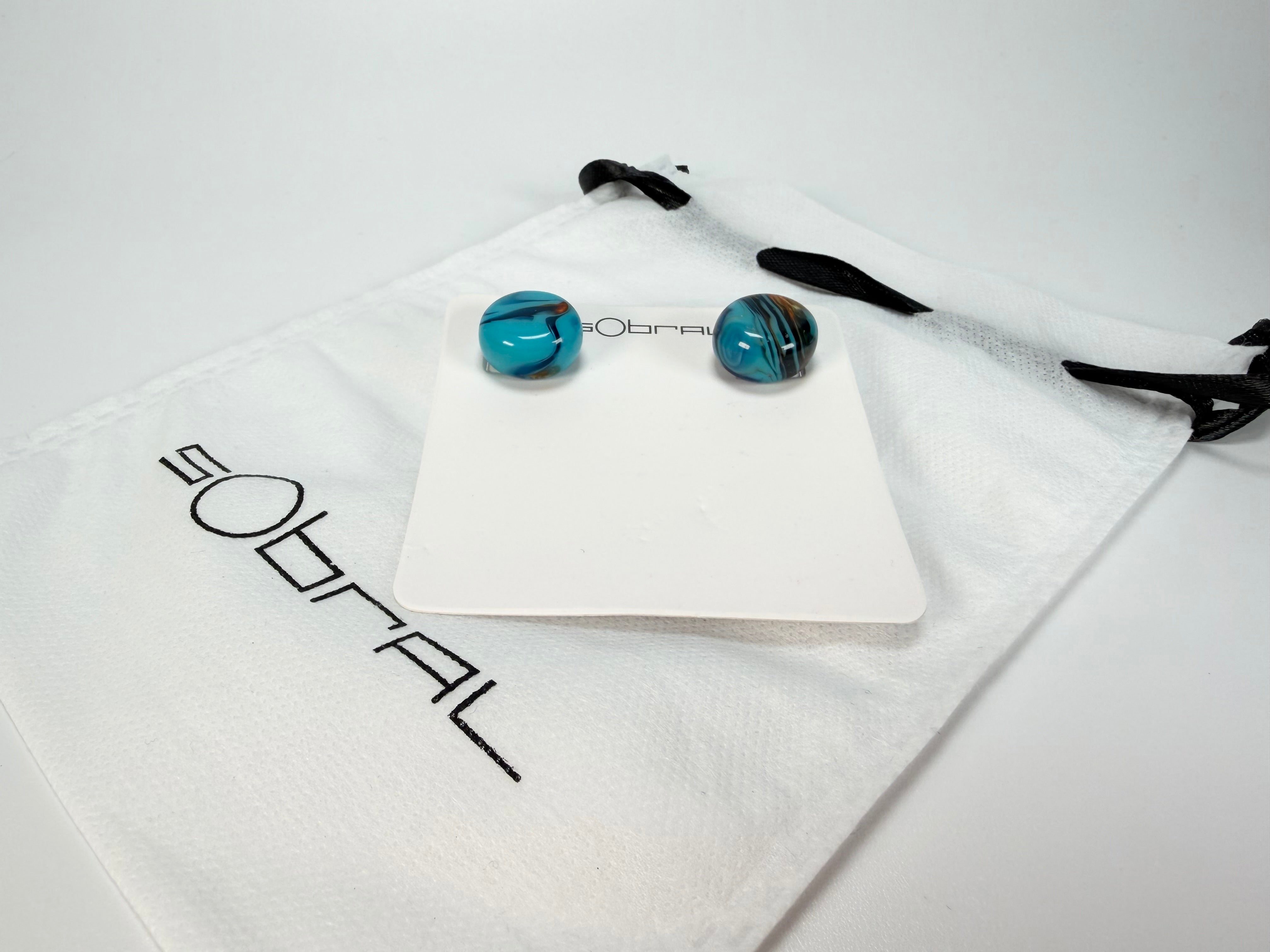 Sobral - Noite Estrelada "Bia" Resin Earrings ( 004186 )