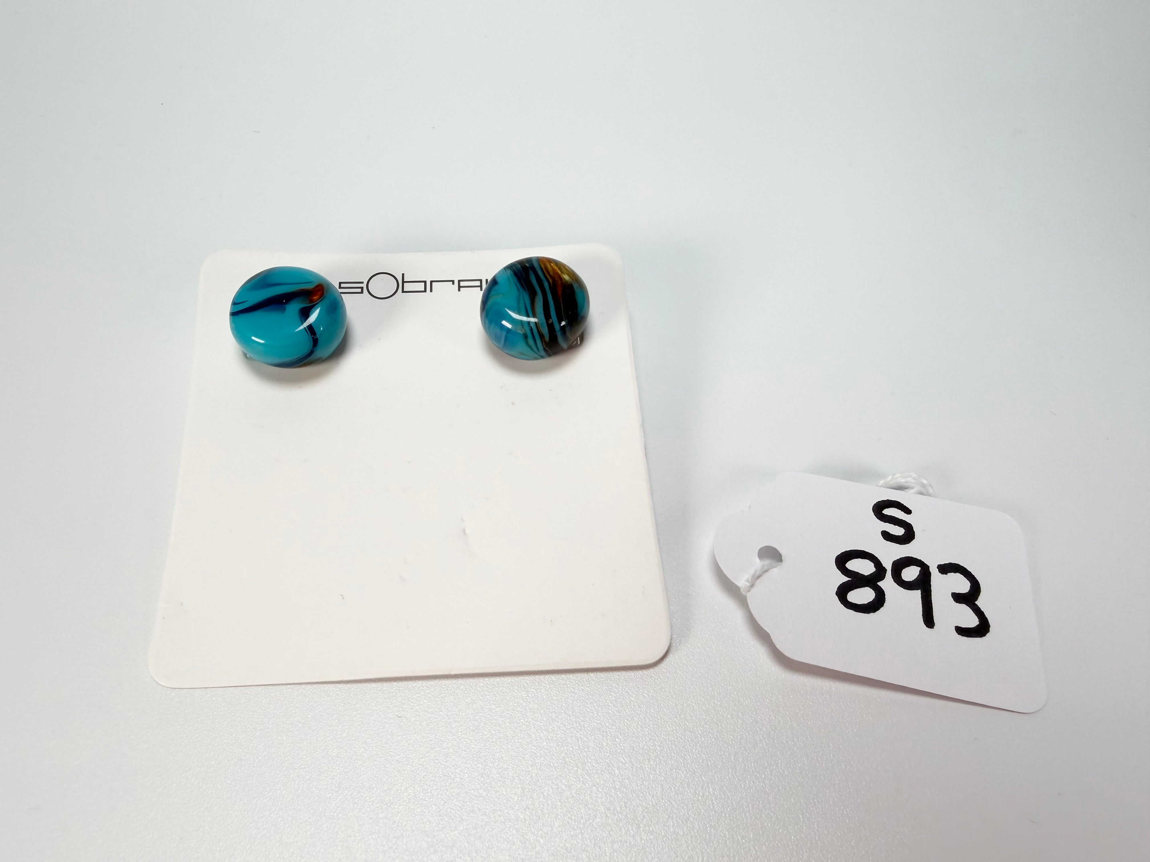 Sobral - Noite Estrelada "Bia" Resin Earrings ( 004186 )