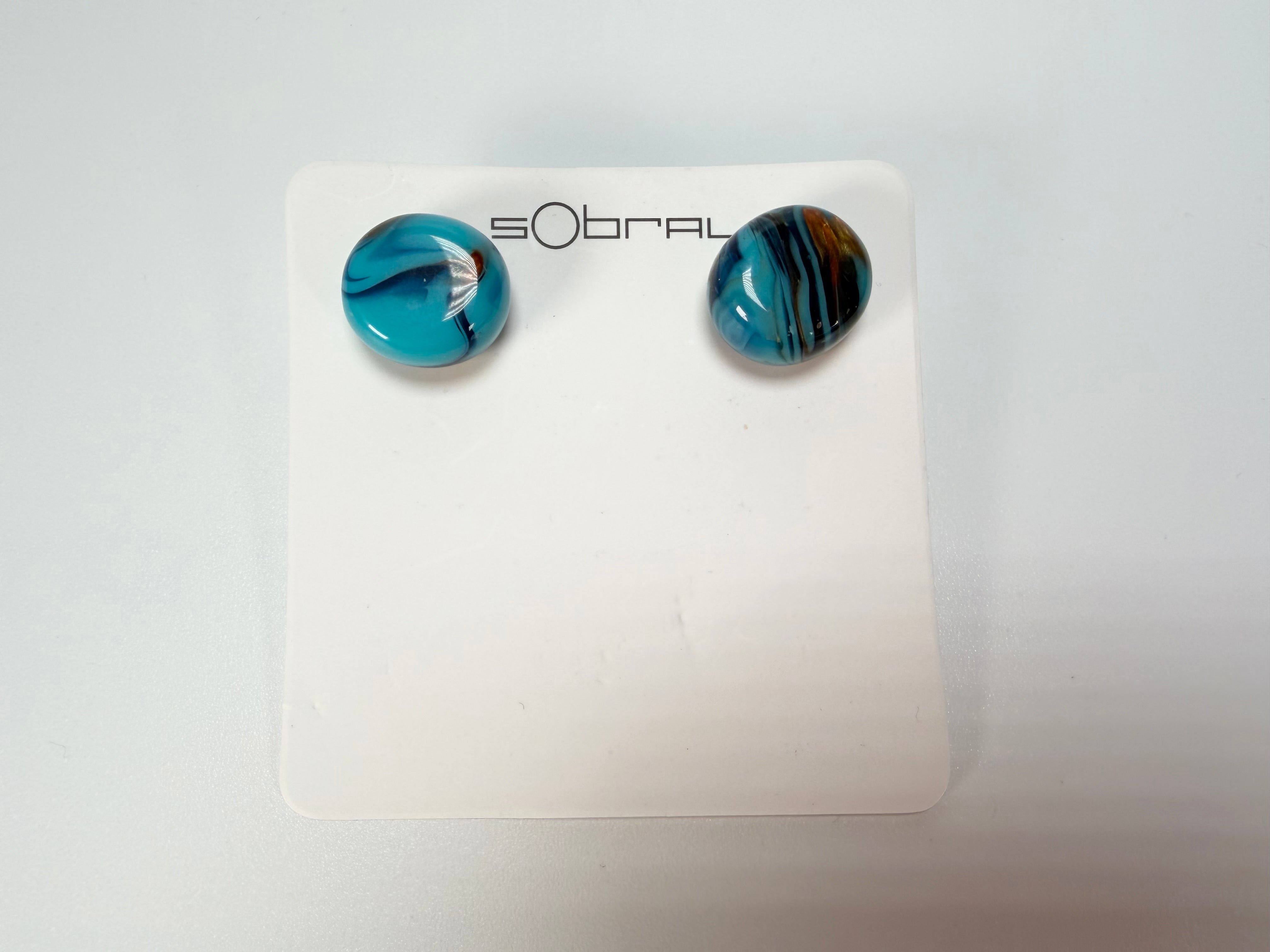 Sobral - Noite Estrelada "Bia" Resin Earrings ( 004186 )