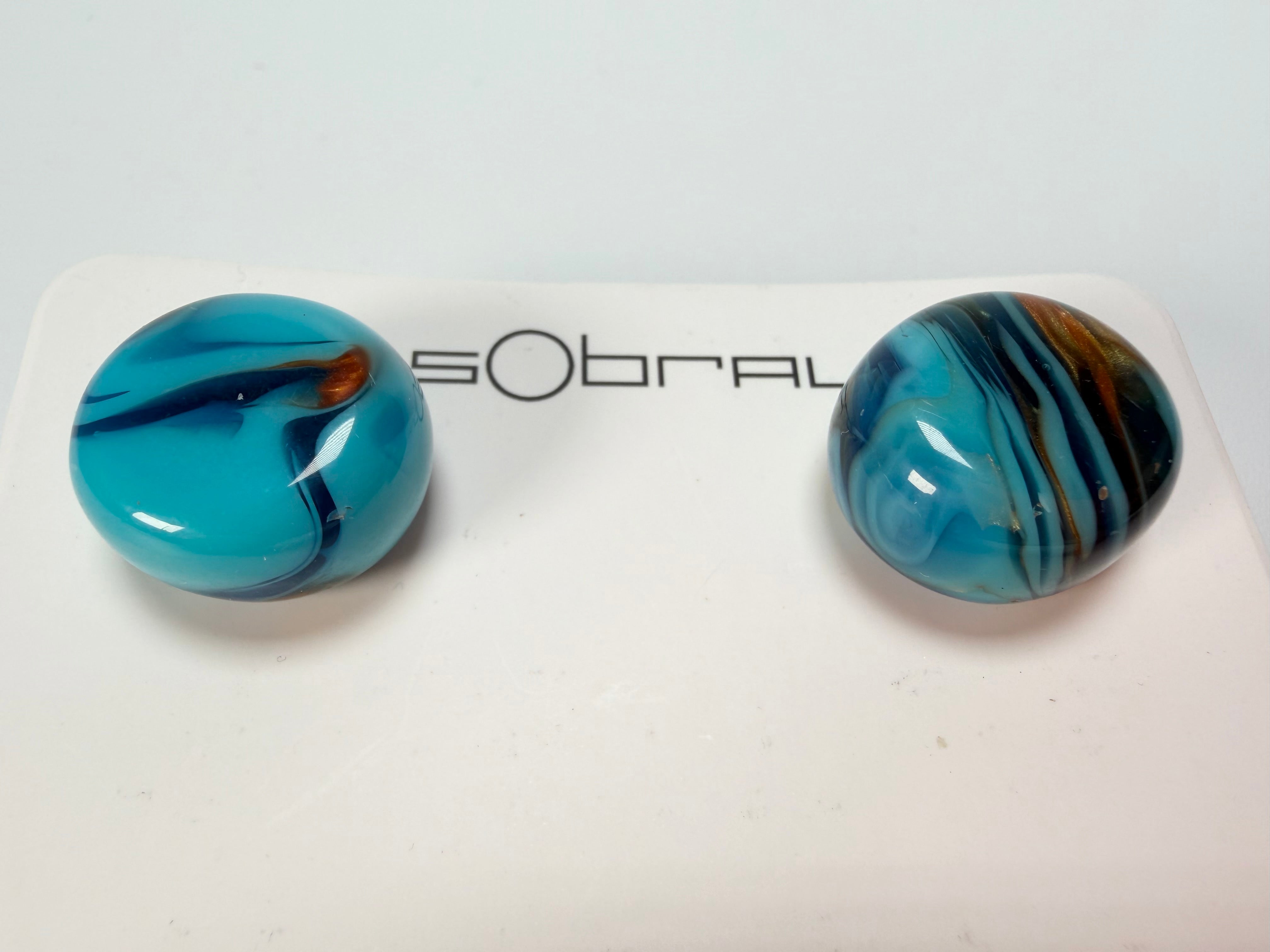 Sobral - Noite Estrelada "Bia" Resin Earrings ( 004186 )