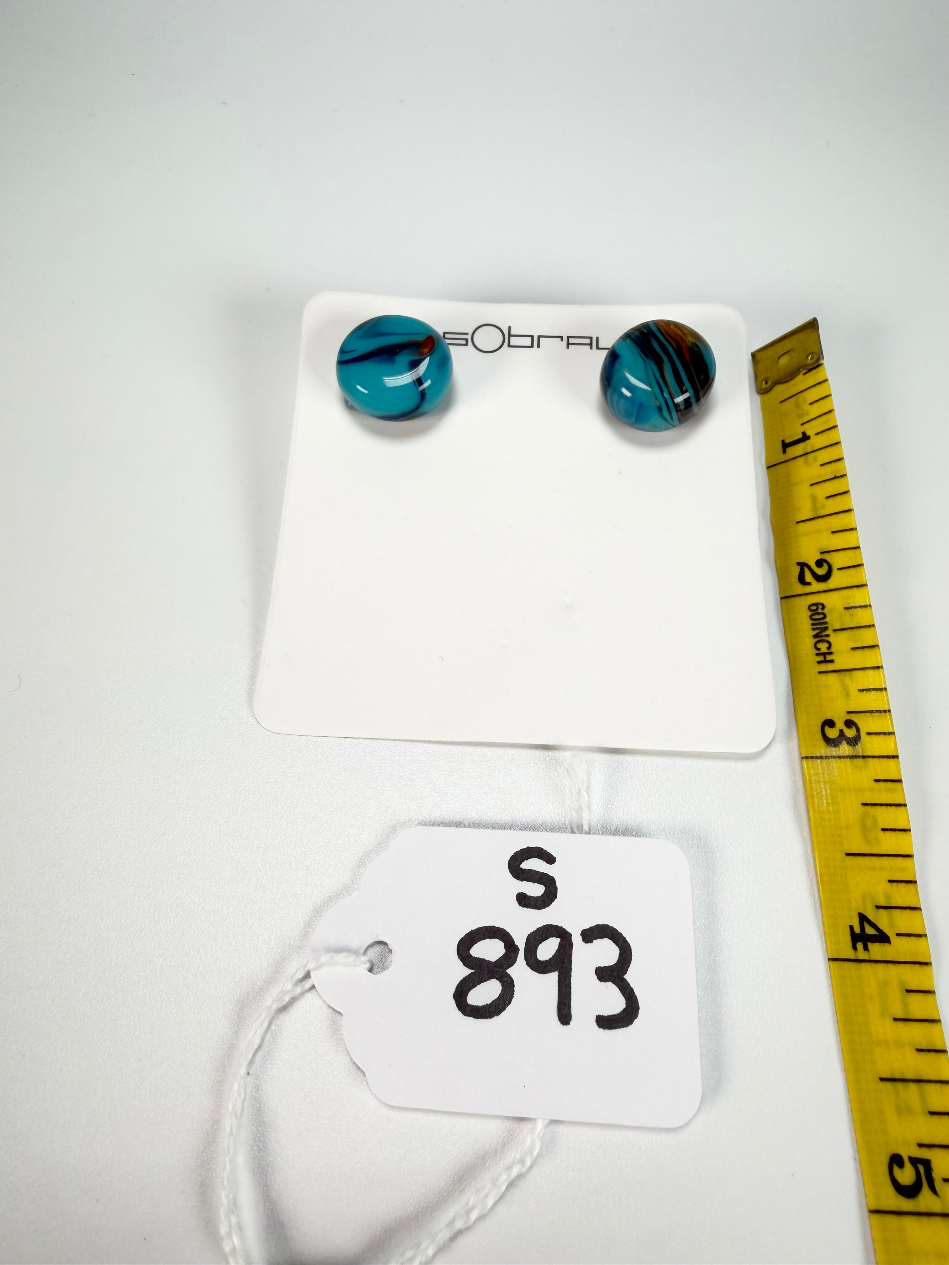 Sobral - Noite Estrelada "Bia" Resin Earrings ( 004186 )