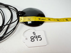 Sobral - Preto "Mila" Black Resin Necklace ( 000040 )