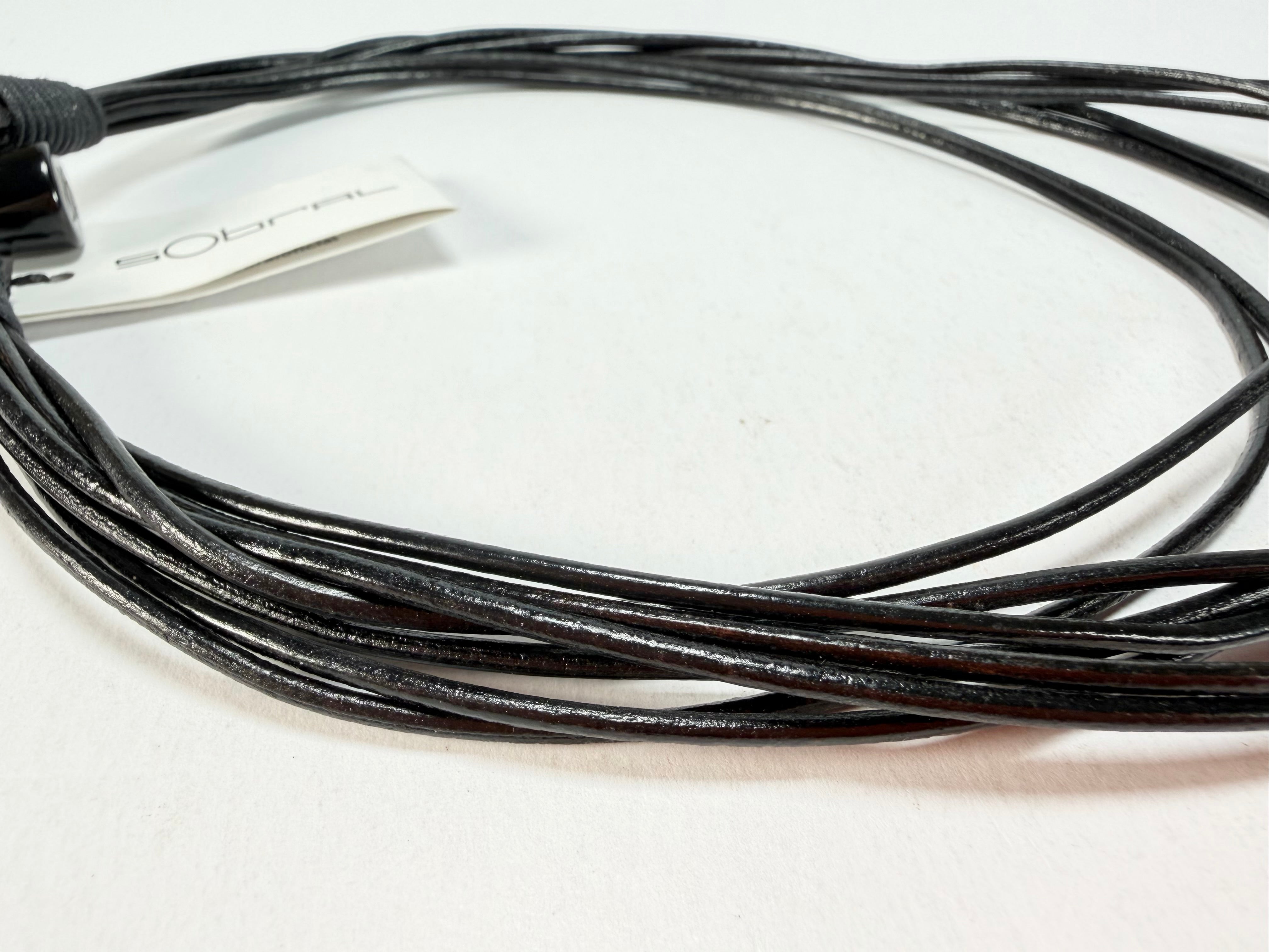 Sobral - Preto "Mila" Black Resin Necklace ( 000040 )