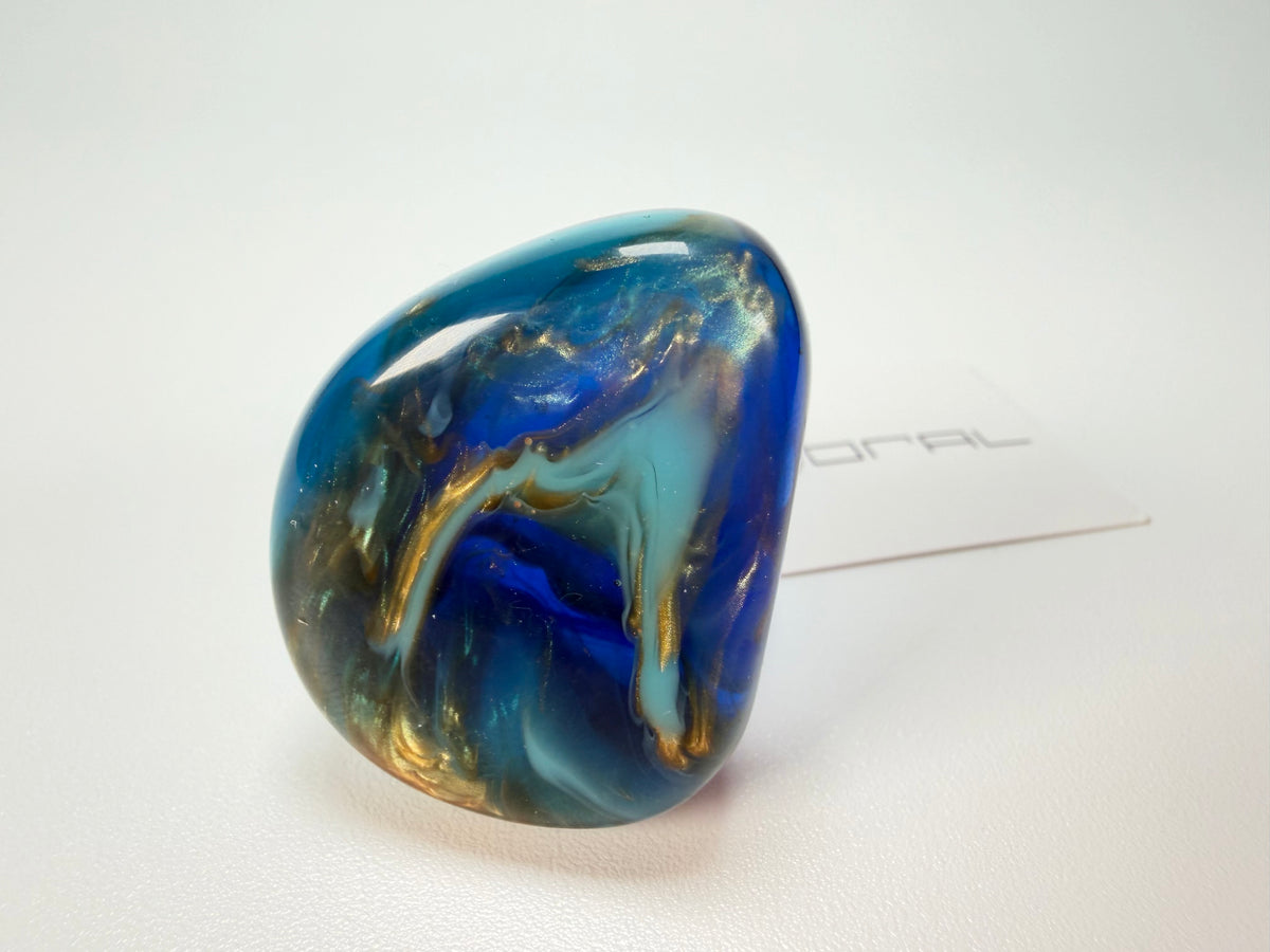 Sobral - Noite Estrelada "Kintai" Resin Ring ( 005305 ) - Size UK U / US 10