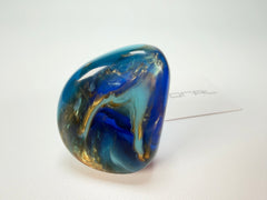 Sobral - Noite Estrelada "Kintai" Resin Ring ( 005305 ) - Size UK U / US 10