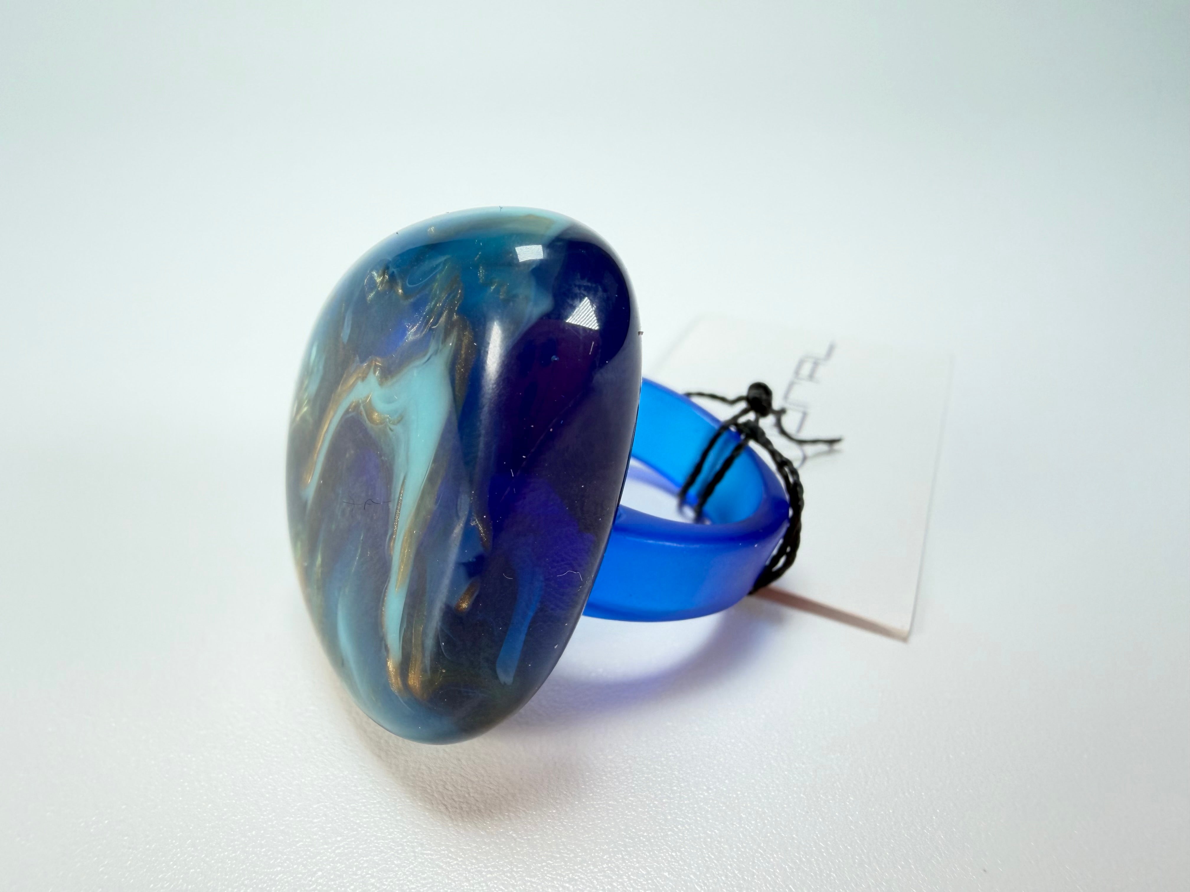 Sobral - Noite Estrelada "Kintai" Resin Ring ( 005305 ) - Size UK U / US 10
