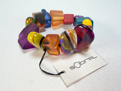 Sobral - Indiana "Mix Multicor" Elasticated Resin Bracelet ( 000210 )