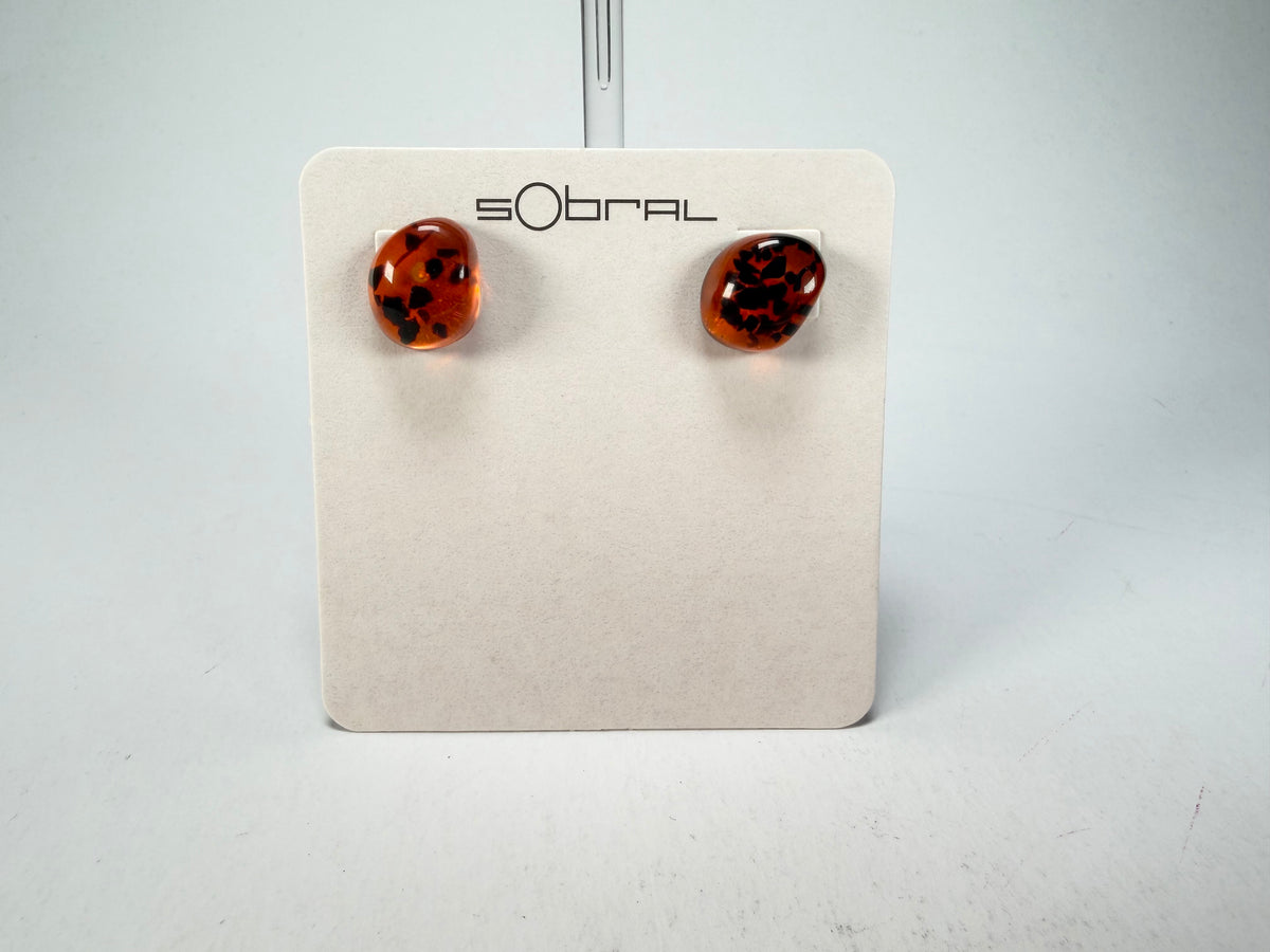 Sobral - Amber "Xenia" Resin Earrings ( 004447 )