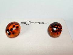 Sobral - Amber "Xenia" Resin Earrings ( 004447 )