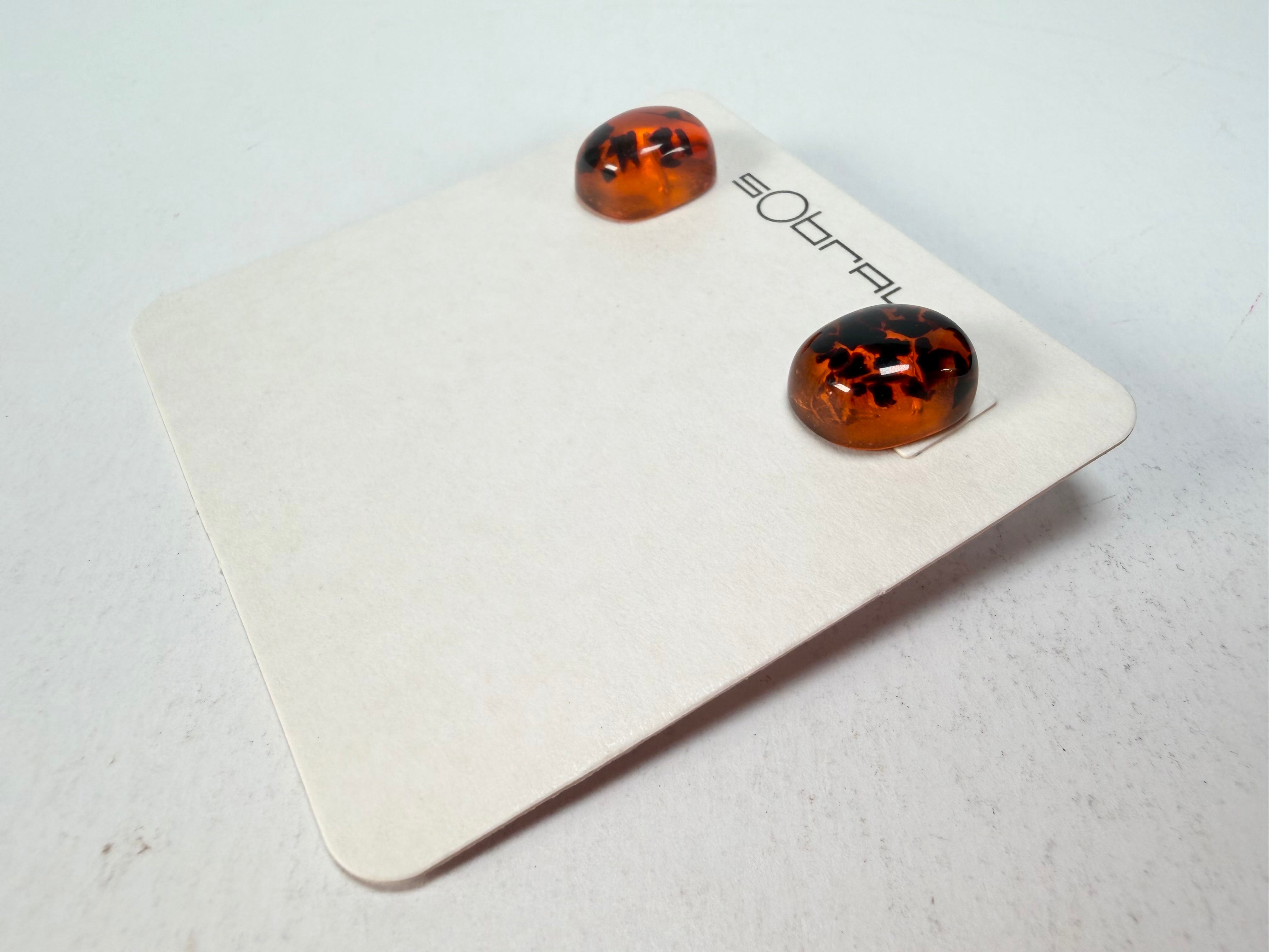 Sobral - Amber "Xenia" Resin Earrings ( 004447 )