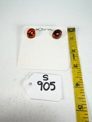 Sobral - Amber "Xenia" Resin Earrings ( 004447 )