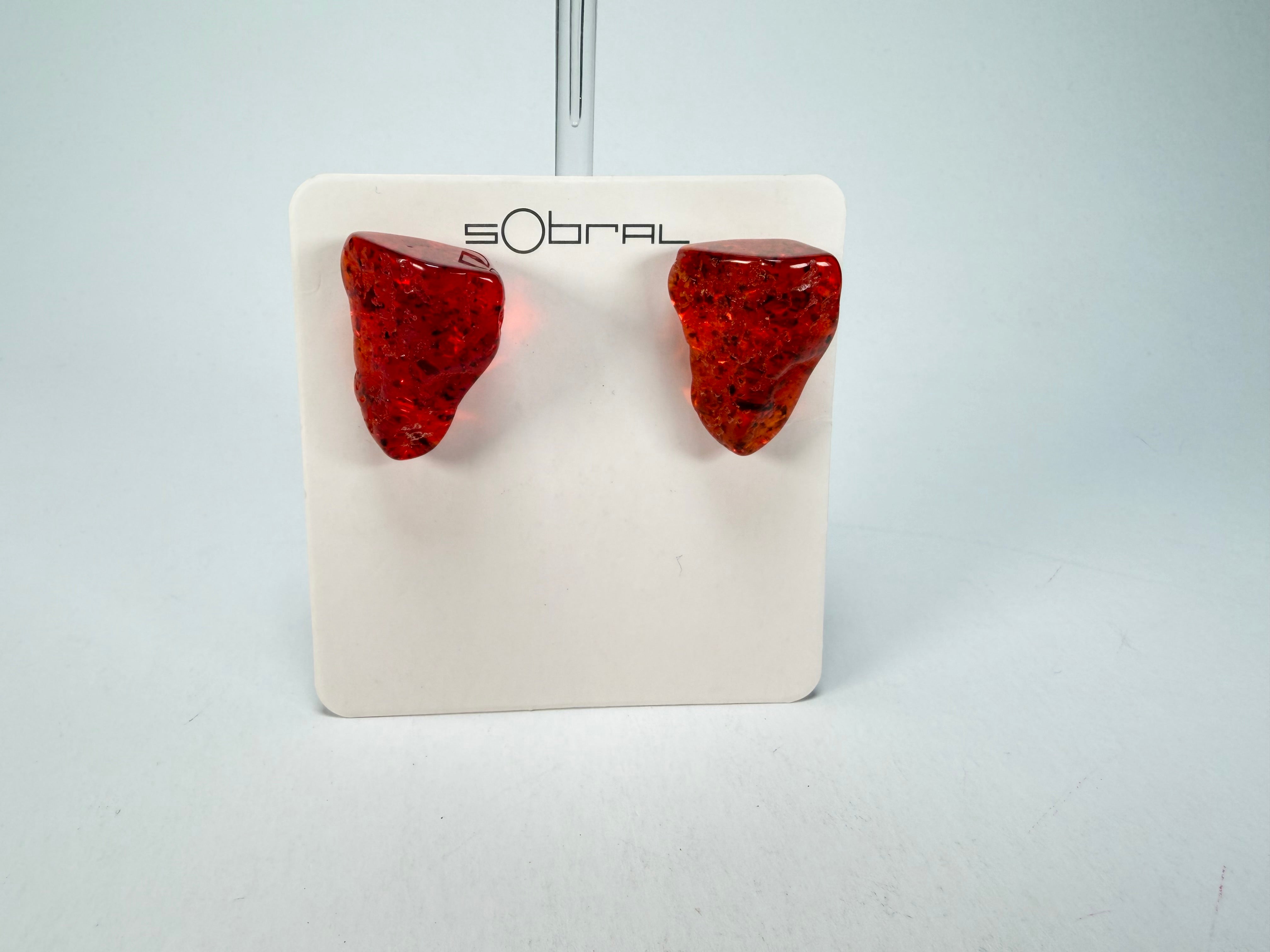 Sobral - Amber "Compasso" Resin Earrings ( 000000 )