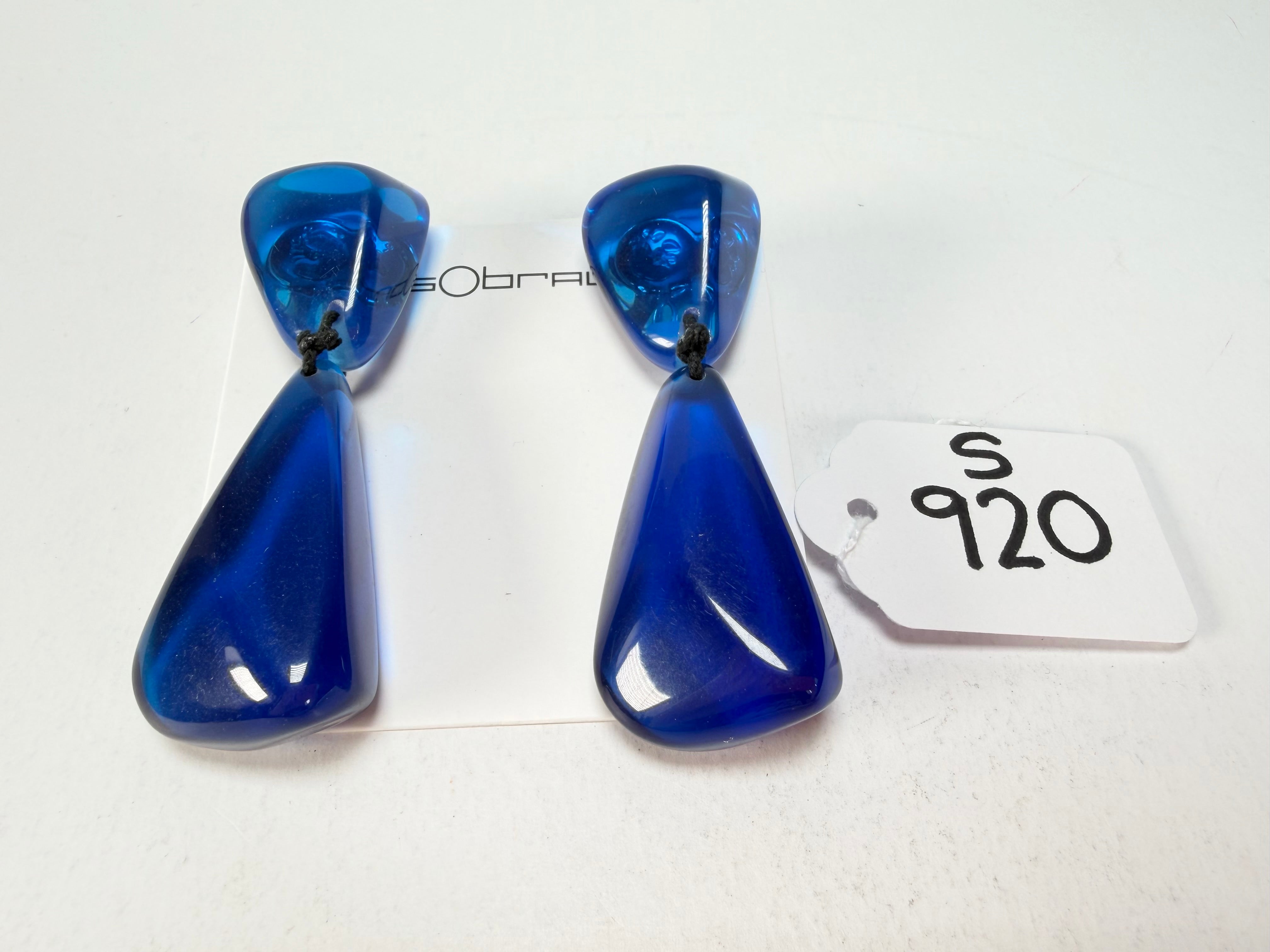 Sobral - Mix 2023 "Cusco" Royal Cristial Resin Clip On Earrings ( 001417 )