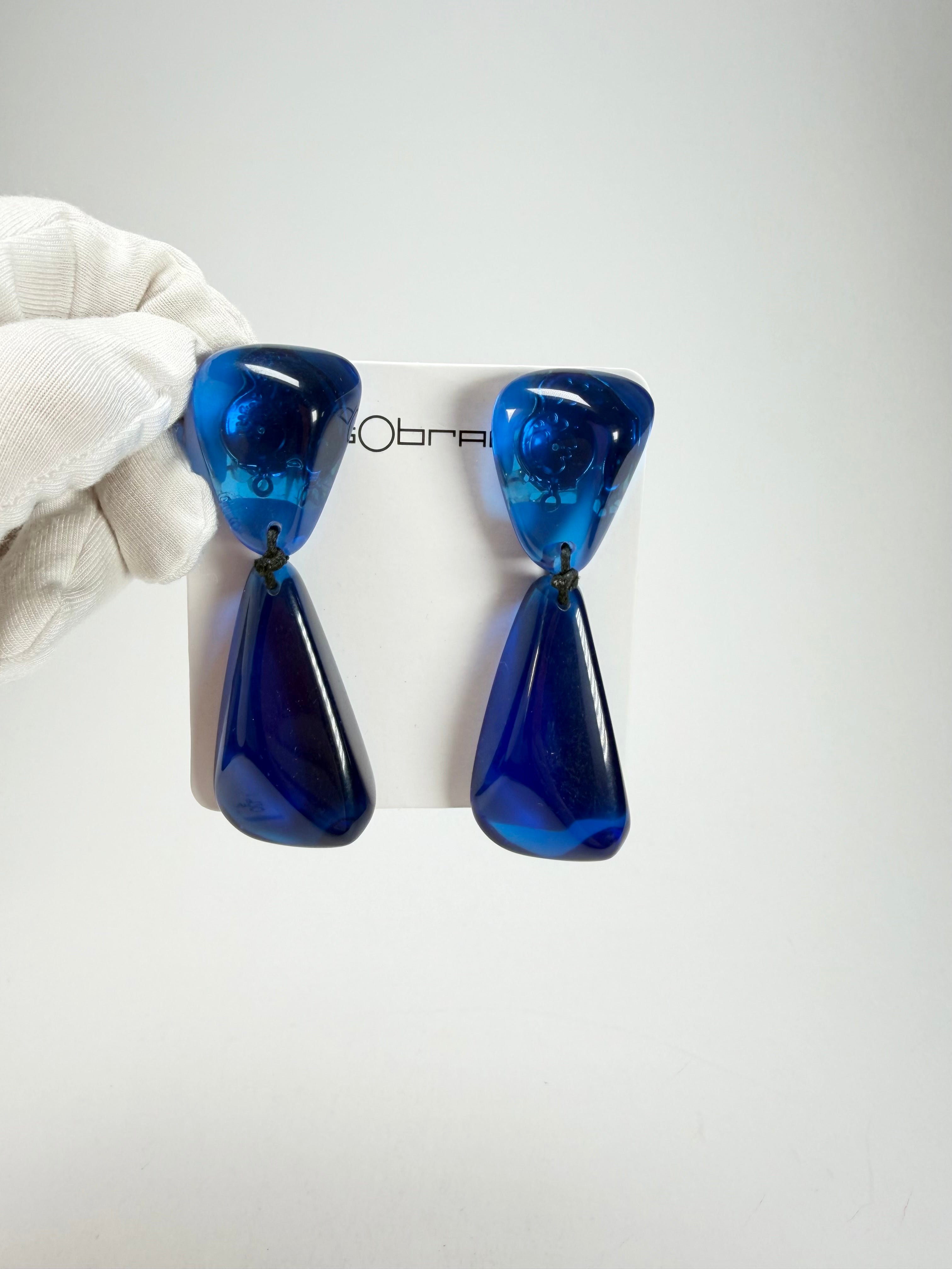 Sobral - Mix 2023 "Cusco" Royal Cristial Resin Clip On Earrings ( 001417 )